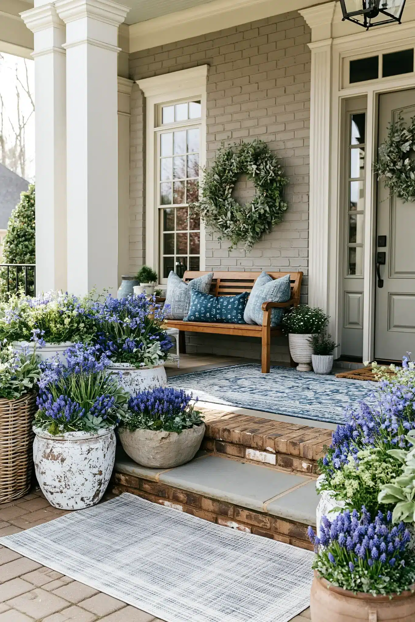 29 Spring Front Porch Decor Ideas for a Door That Says Welcome 14 spring front porch decor