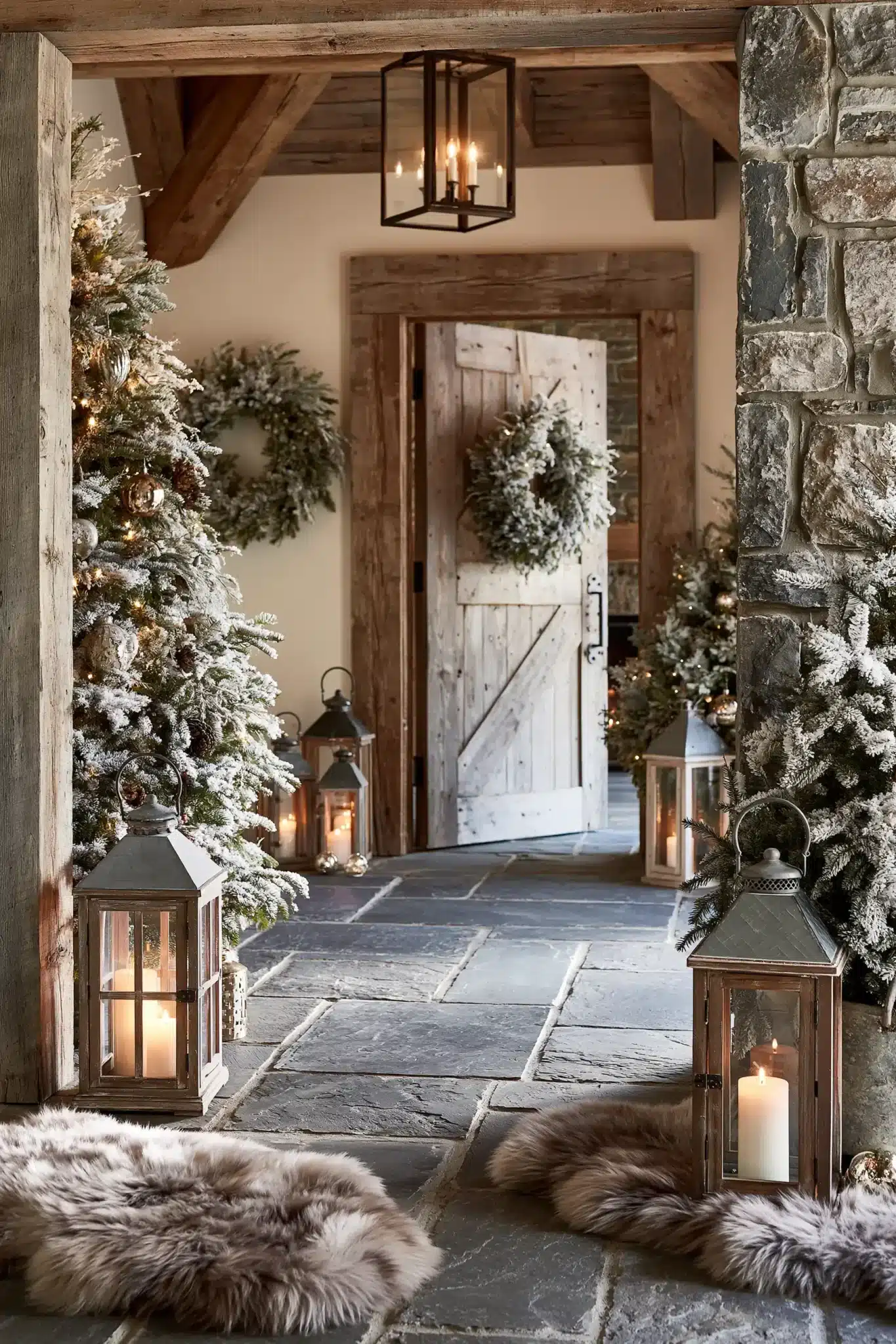 29 Hallway Christmas Decor Ideas for a Path That Feels Festive 14 hallway christmas decor