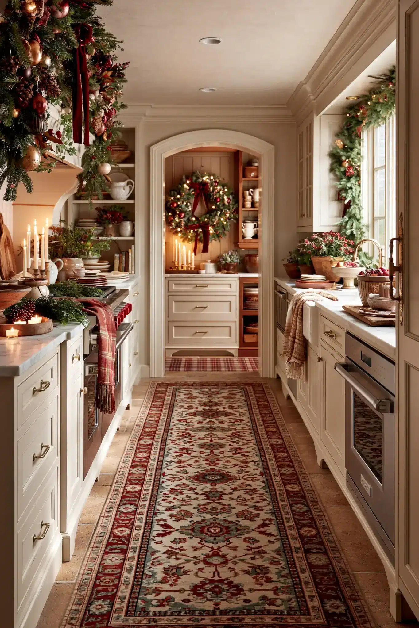 29 Christmas Kitchen Decor Ideas for a Room You Actually Cook In 15 christmas kitchen decor