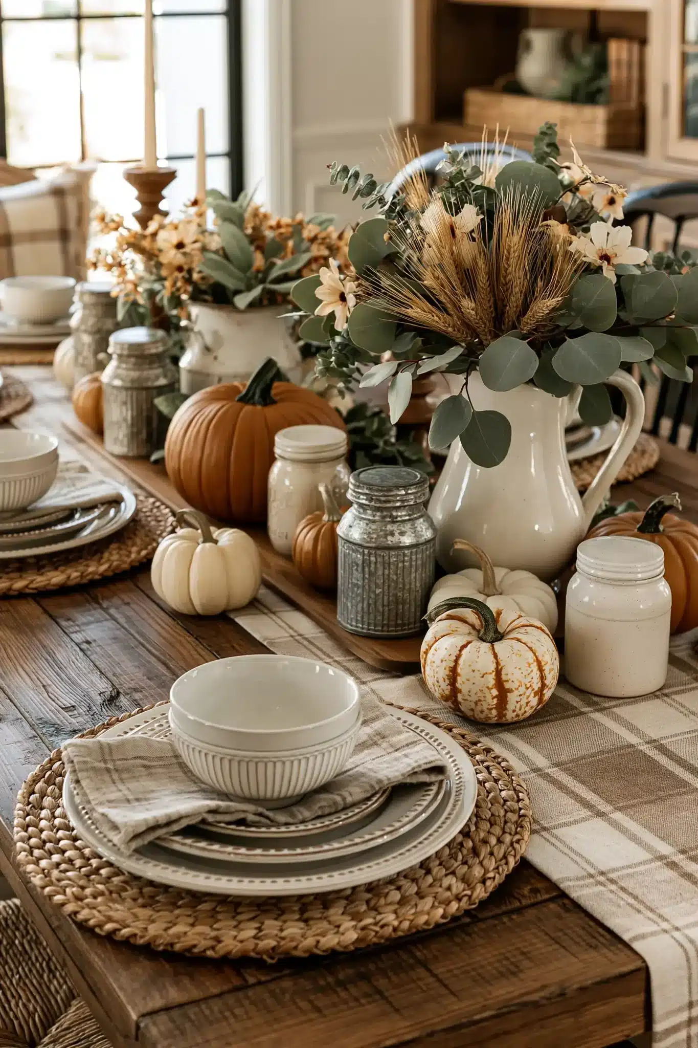 29 Thanksgiving Table Decor Ideas for a Centerpiece That Leaves Room for Plates 15 thanksgiving table decor ideas