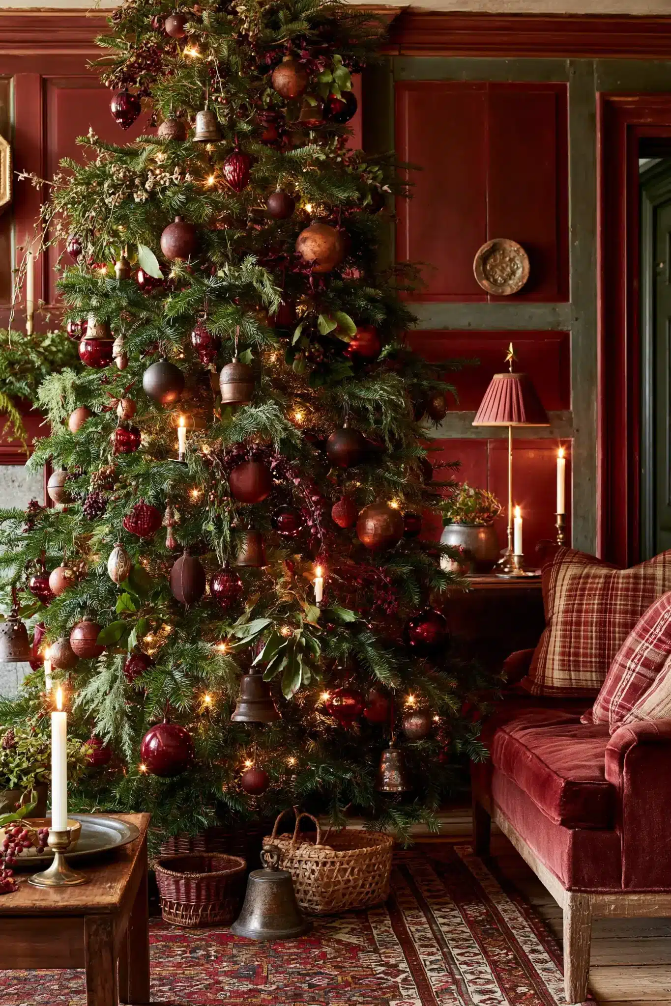 29 Moody Christmas Decor Ideas for a Season That Feels Calm 15 moody christmas decor