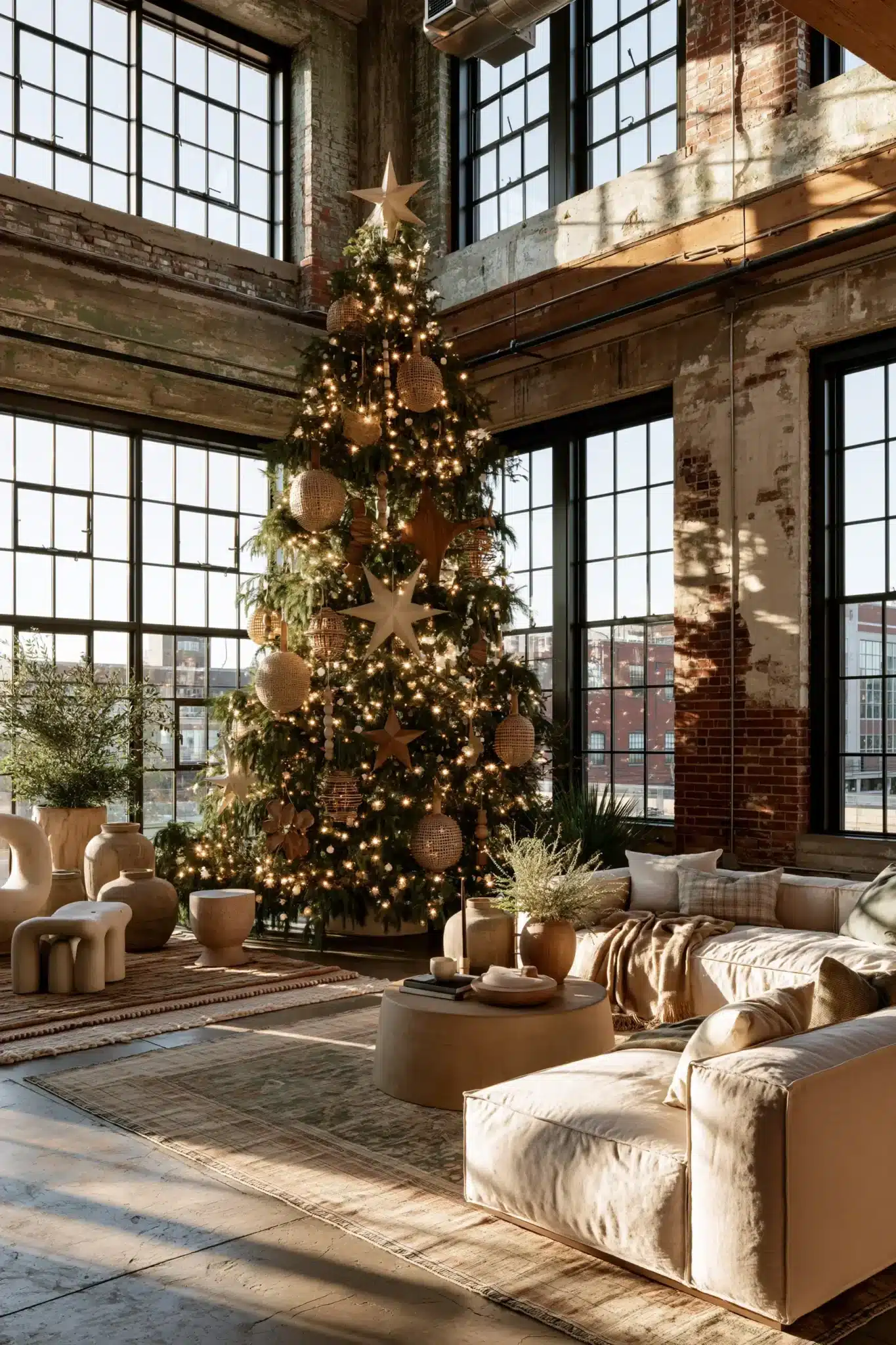 29 Boho Christmas Decor Ideas for a Tree That Feels Handmade 16 boho christmas decor