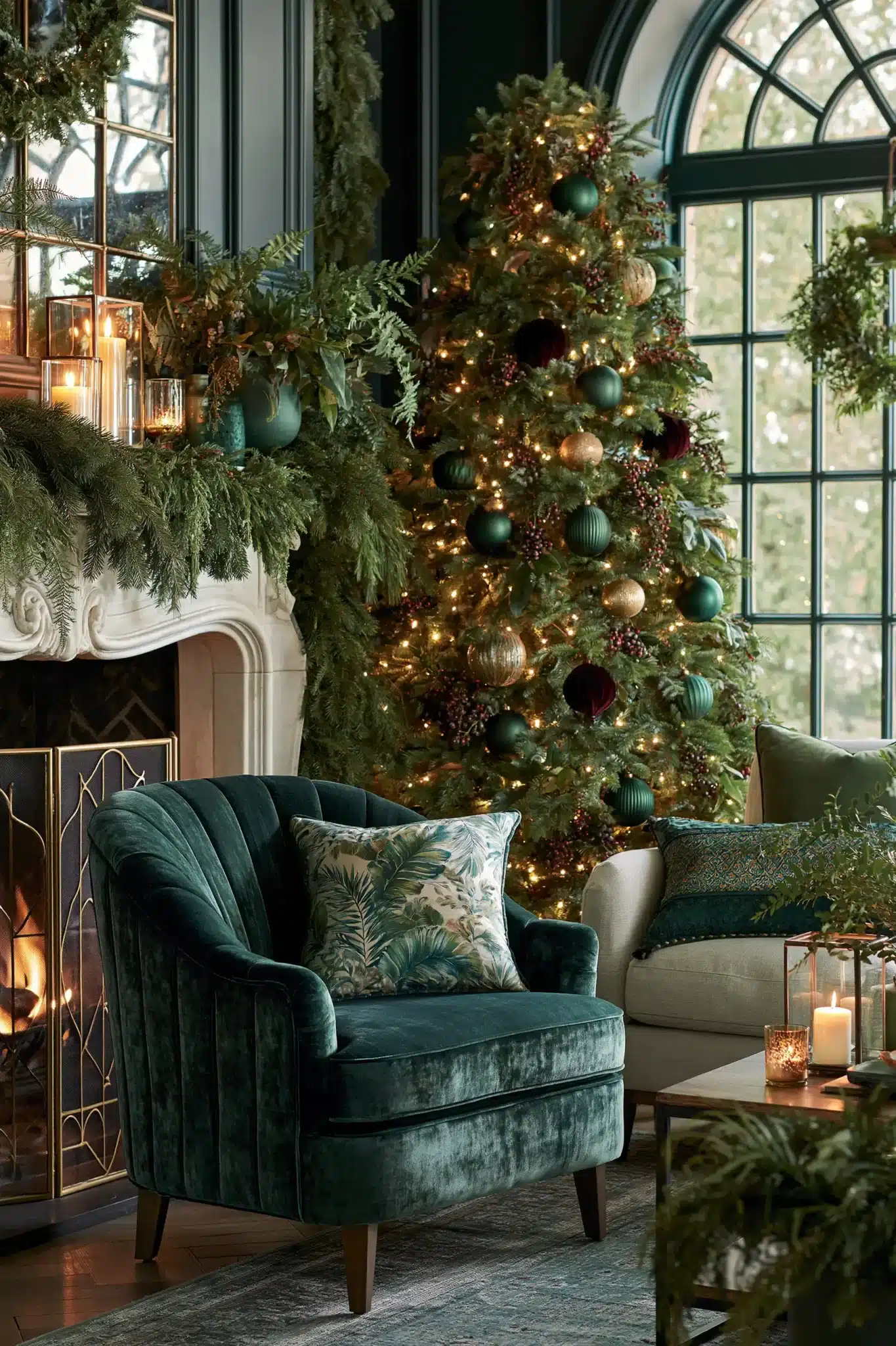29 Moody Christmas Decor Ideas for a Season That Feels Calm 16 moody christmas decor