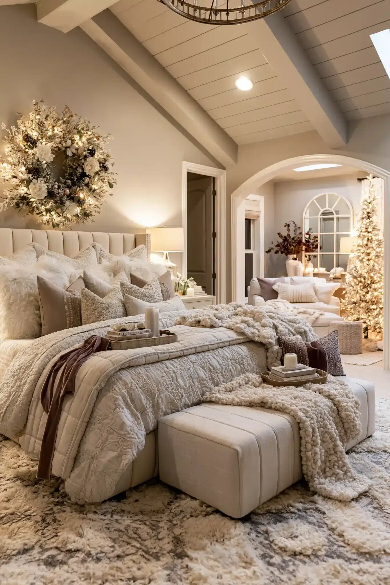 29 Neutral Christmas Decor Ideas for a Room That Stays Calm 16 neutral christmas decor