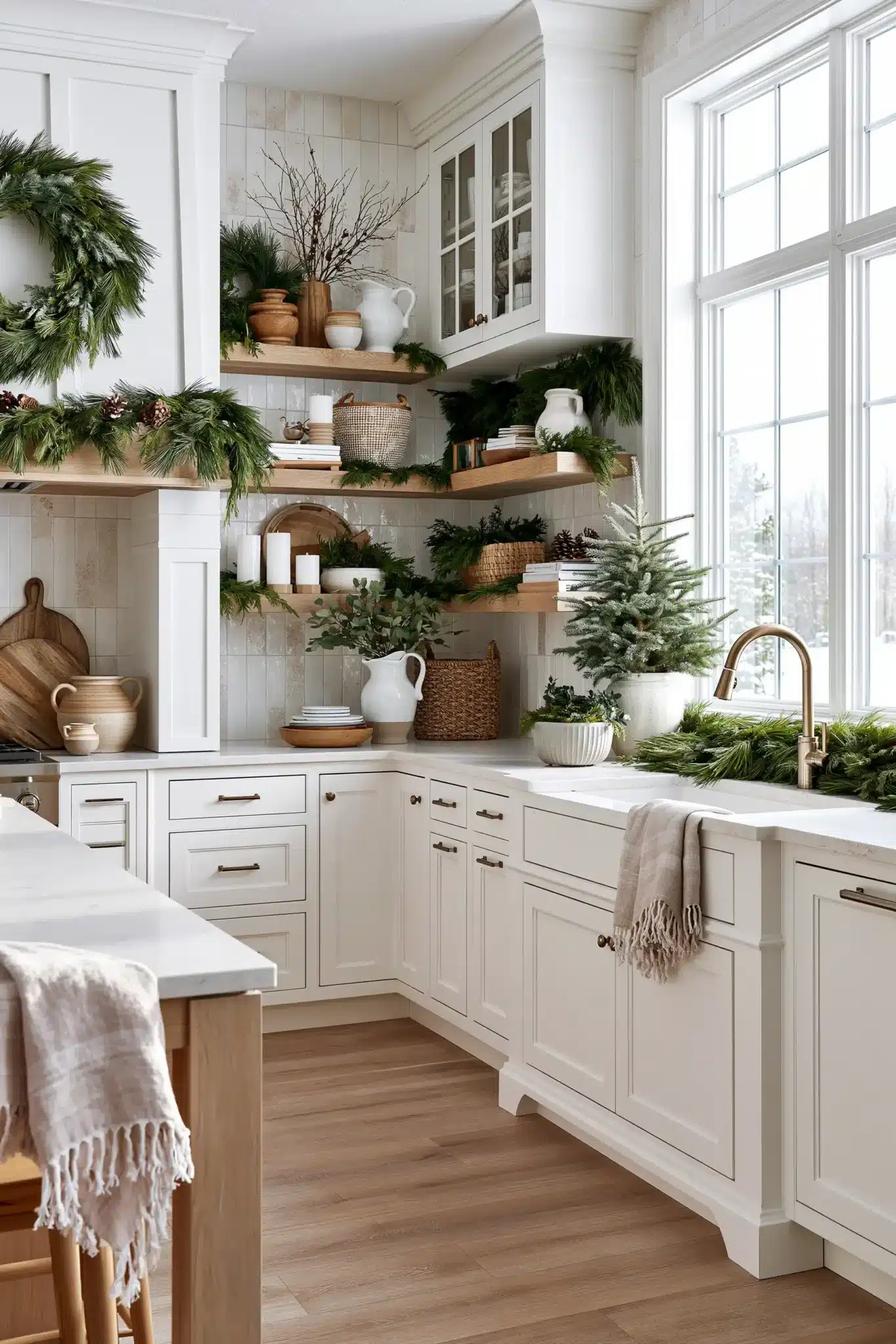 29 Christmas Kitchen Decor Ideas for a Room You Actually Cook In 16 christmas kitchen decor