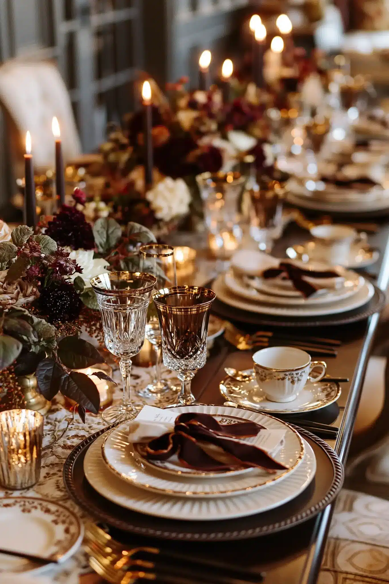 29 Thanksgiving Table Decor Ideas for a Centerpiece That Leaves Room for Plates 16 thanksgiving table decor ideas