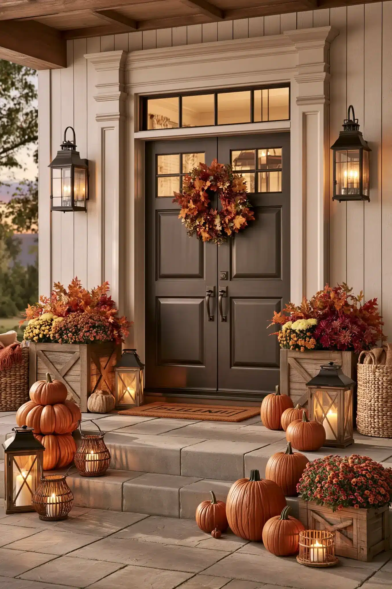 29 Fall Thanksgiving Decor Ideas for a House That Warms Up Slowly 16 fall thanksgiving decor