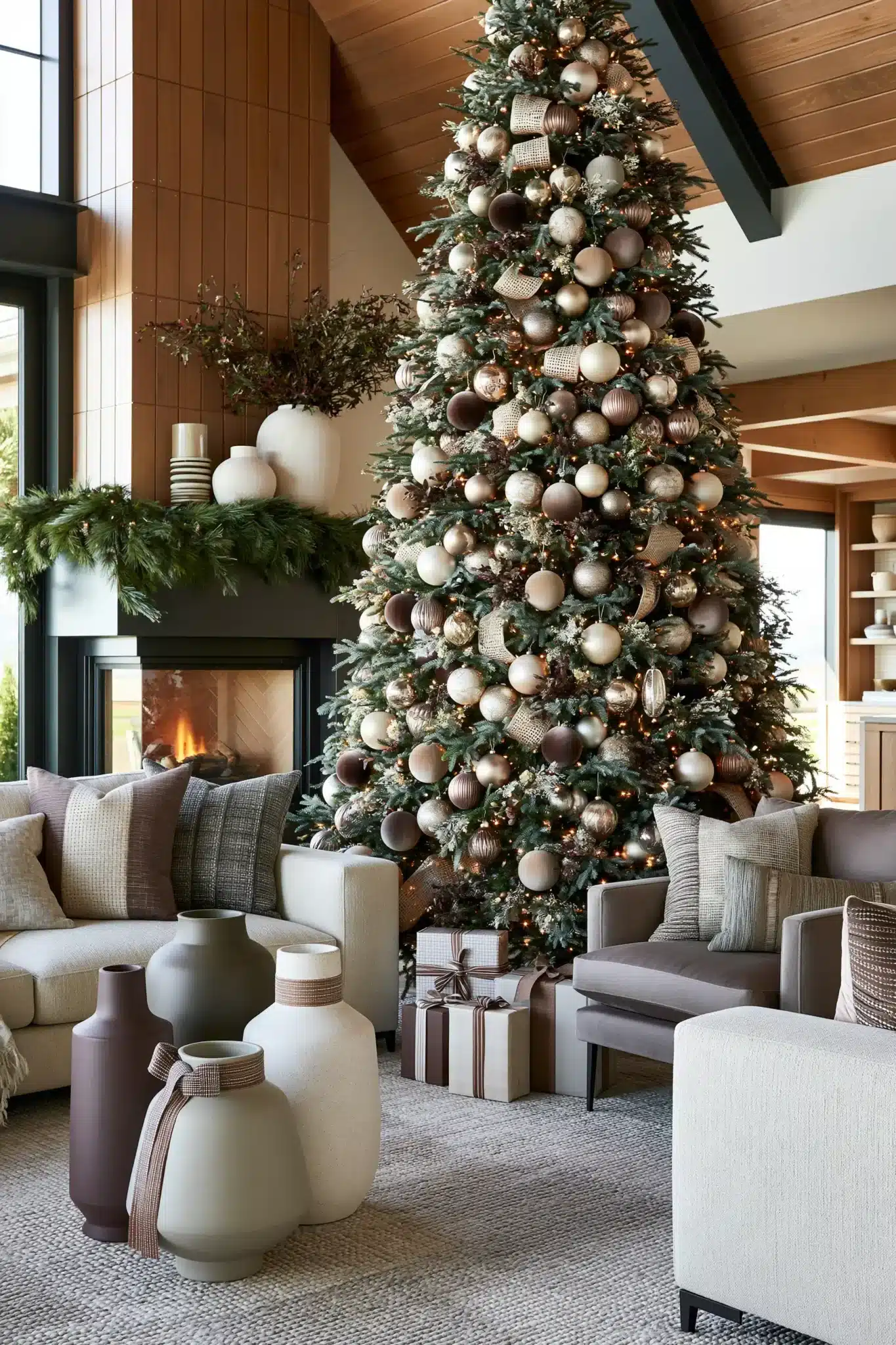 29 Modern Christmas Decor Ideas for a Home With Clean Lines 16 modern christmas decor