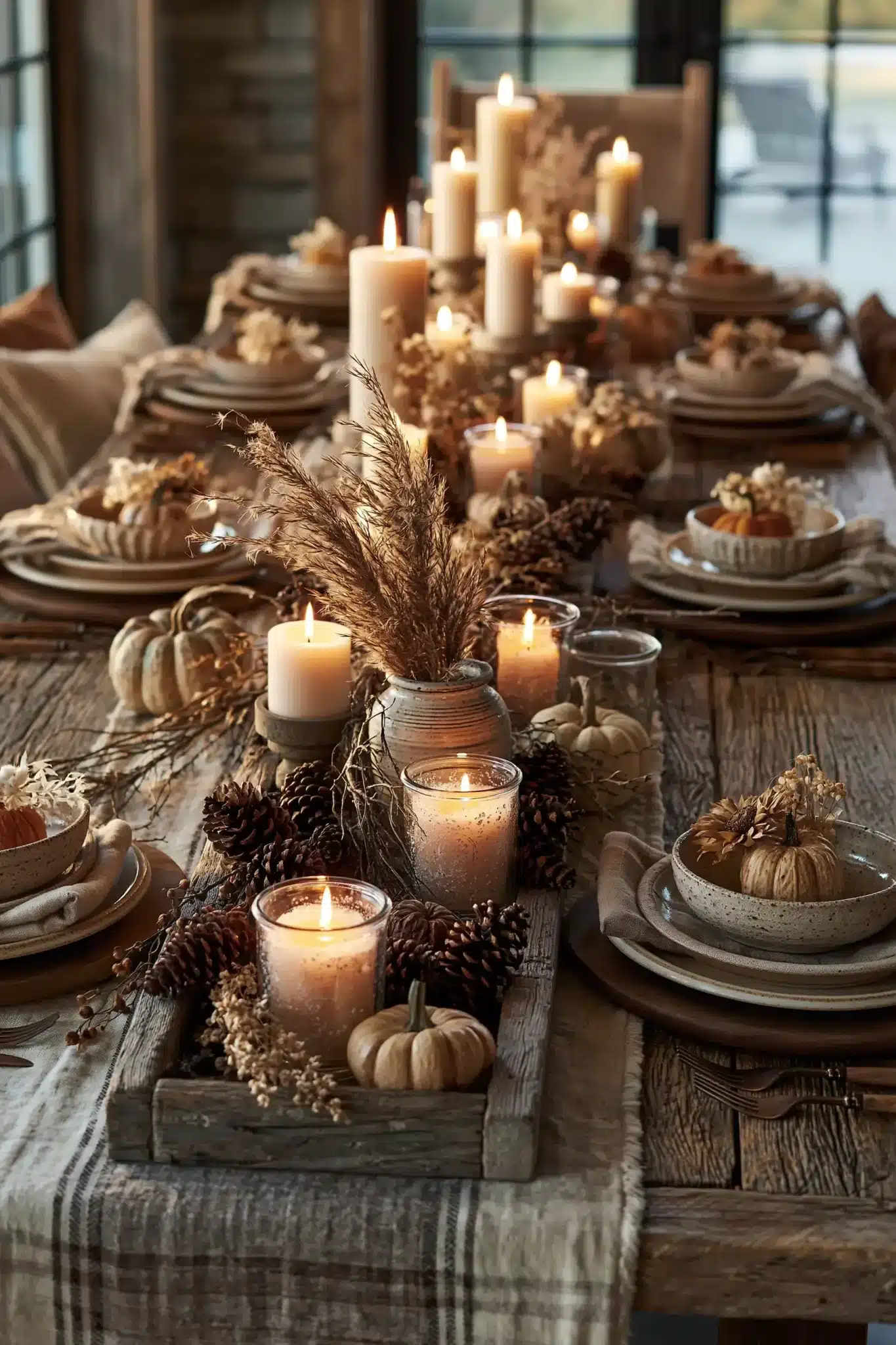 29 Thanksgiving Table Decor Ideas for a Centerpiece That Leaves Room for Plates 17 thanksgiving table decor ideas