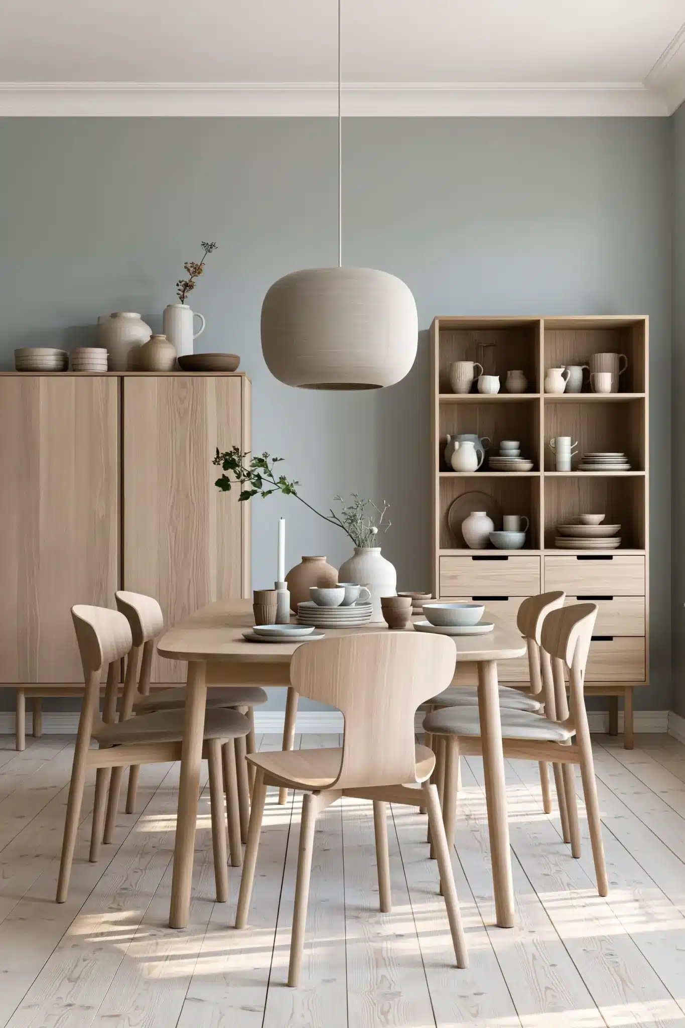 29 Modern Dining Room Ideas for a Table That Stays Out of the Way 17 modern dining room