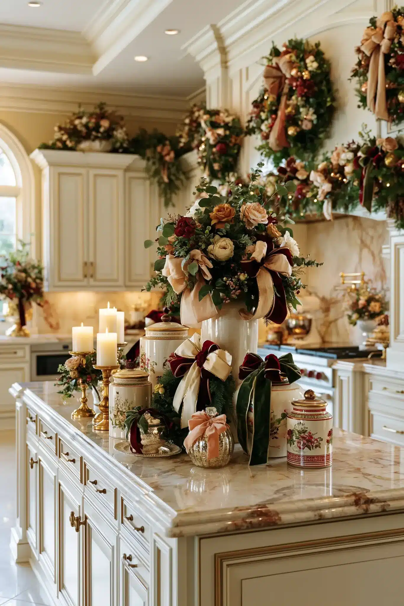29 Christmas Kitchen Decor Ideas for a Room You Actually Cook In 17 christmas kitchen decor