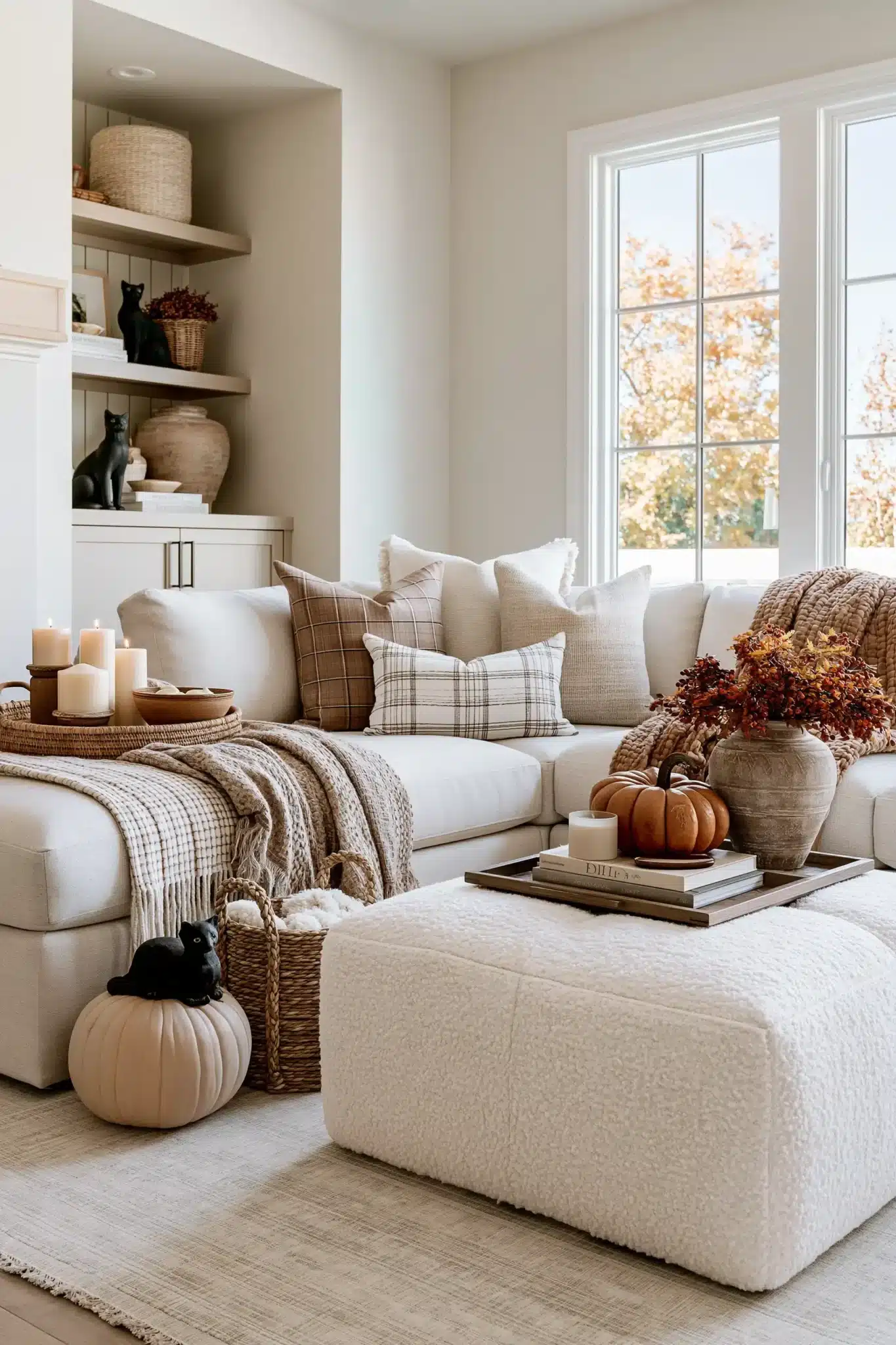 29 Fall Halloween Decor Ideas for a Season That Blends Both Holidays 18 fall halloween decor