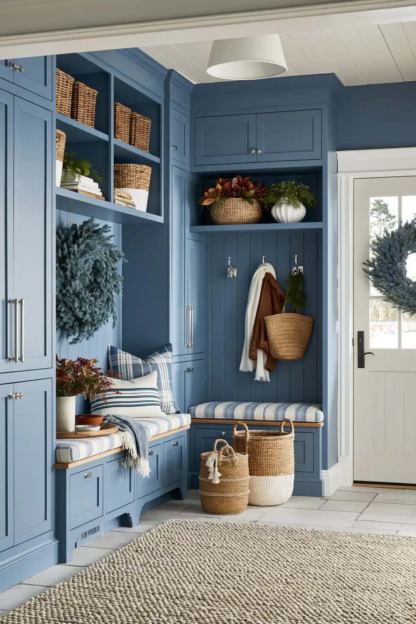 29 Blue Christmas Decor Ideas for a Tree That Breaks From Red and Green 18 blue christmas decor