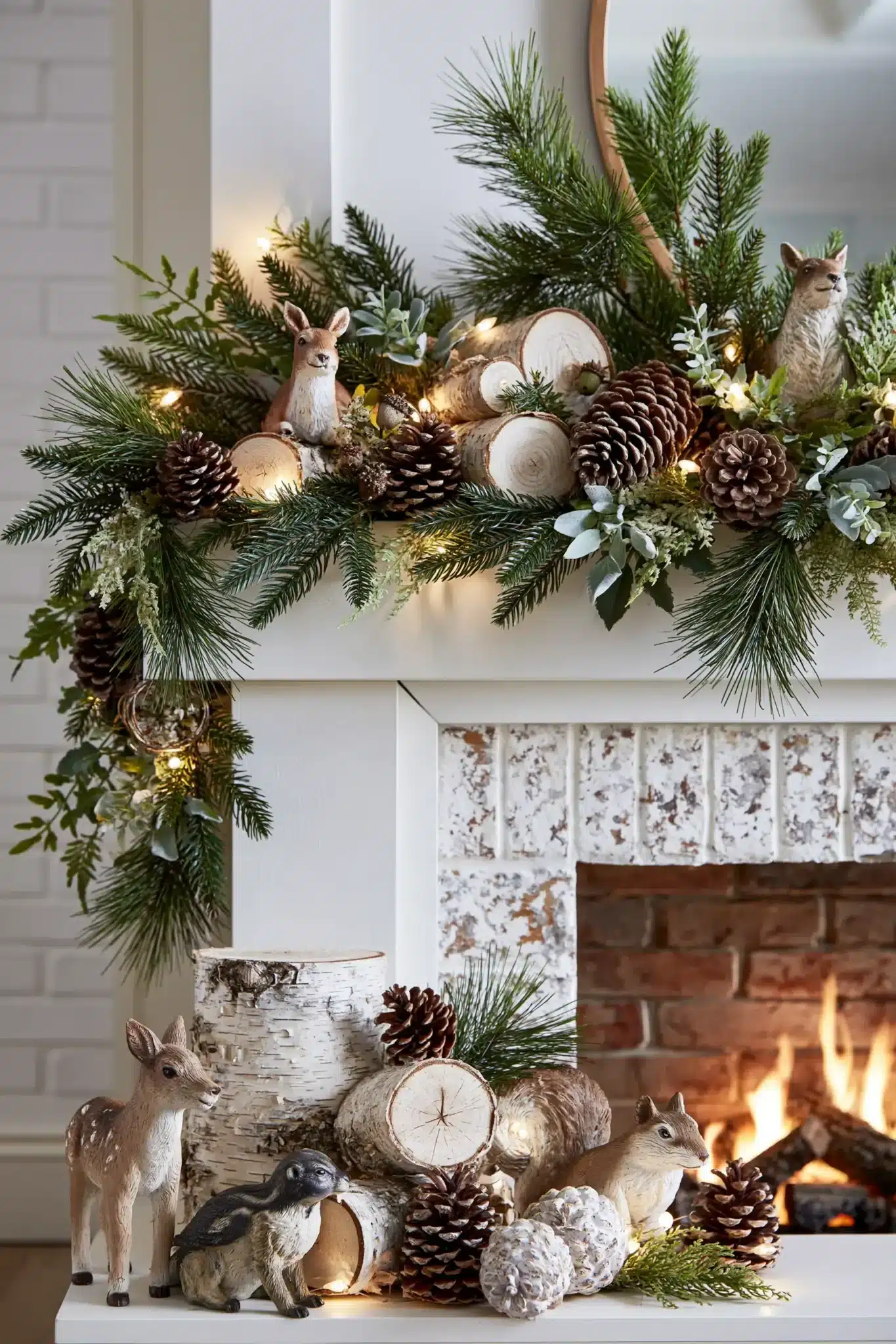 29 Christmas Mantle Decor Ideas for a Hearth That Does Not Compete With the Tree 18 christmas mantle decor