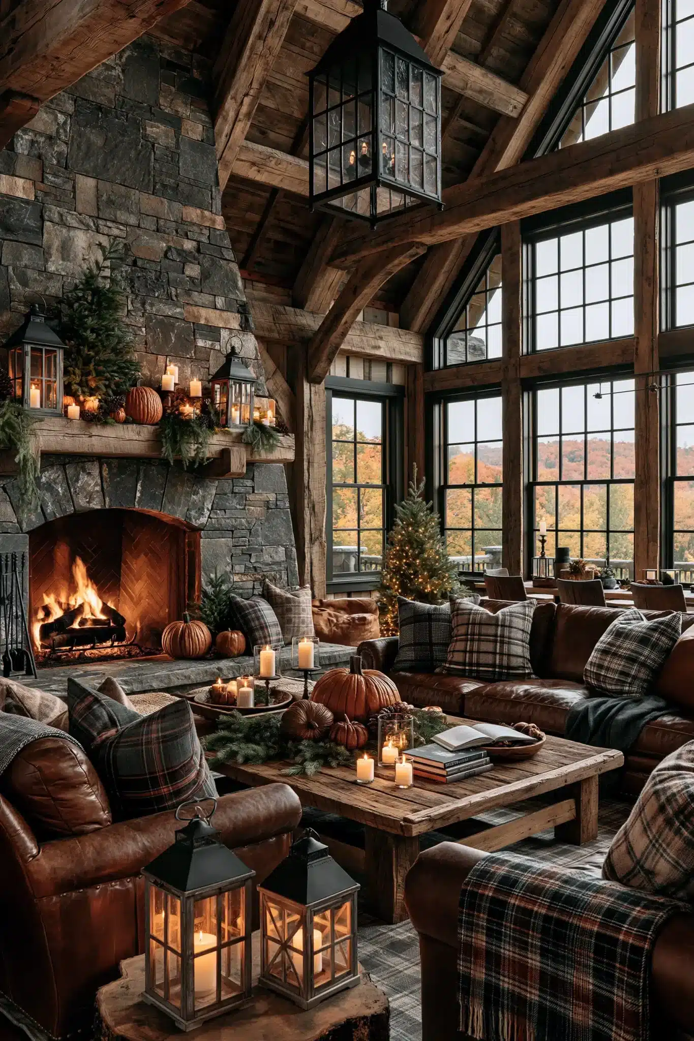 29 Thanksgiving Mantel Decor Ideas for a Hearth That Anchors the Room 19 thanksgiving mantel decor