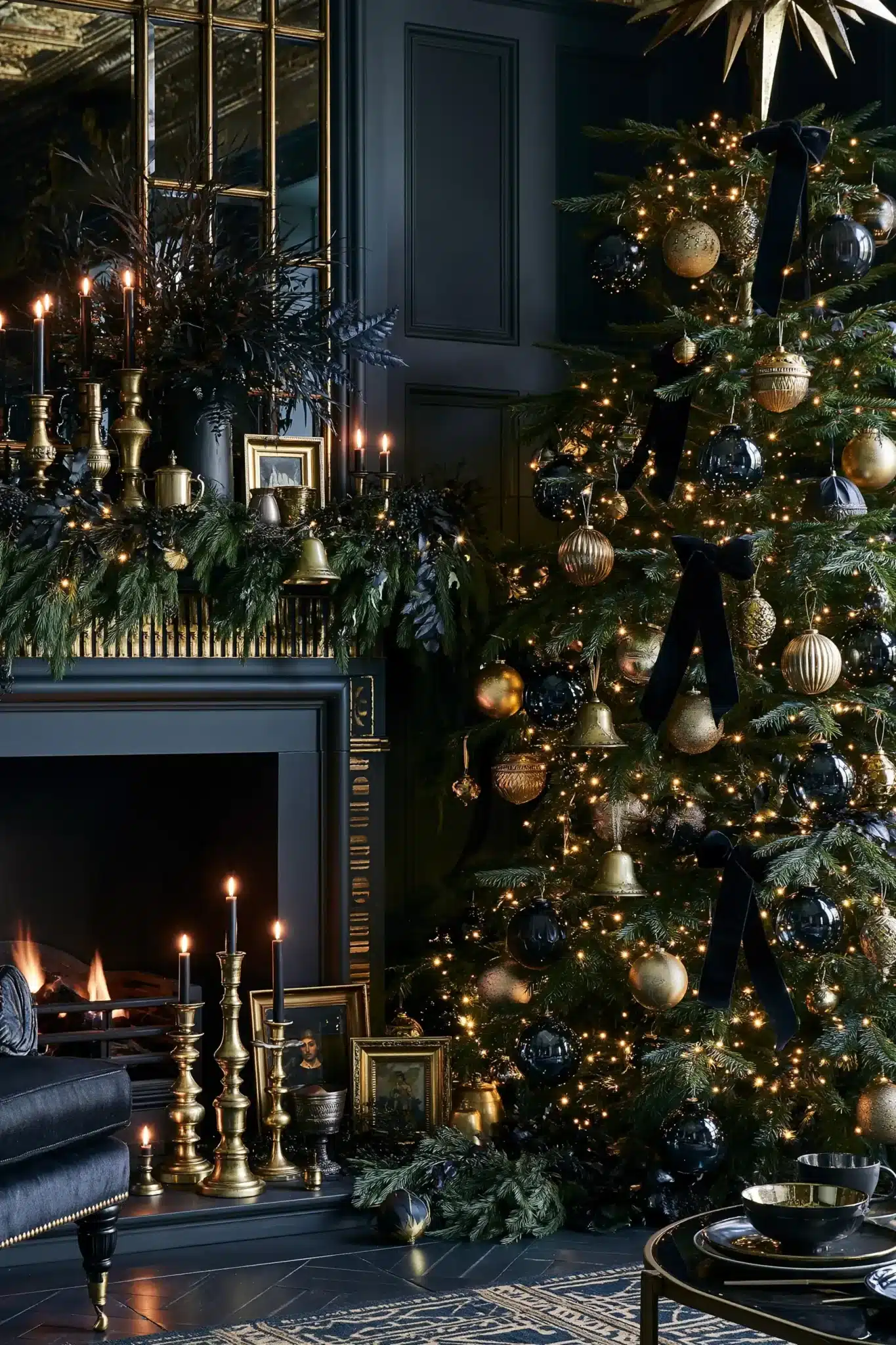 29 Moody Christmas Decor Ideas for a Season That Feels Calm 19 moody christmas decor