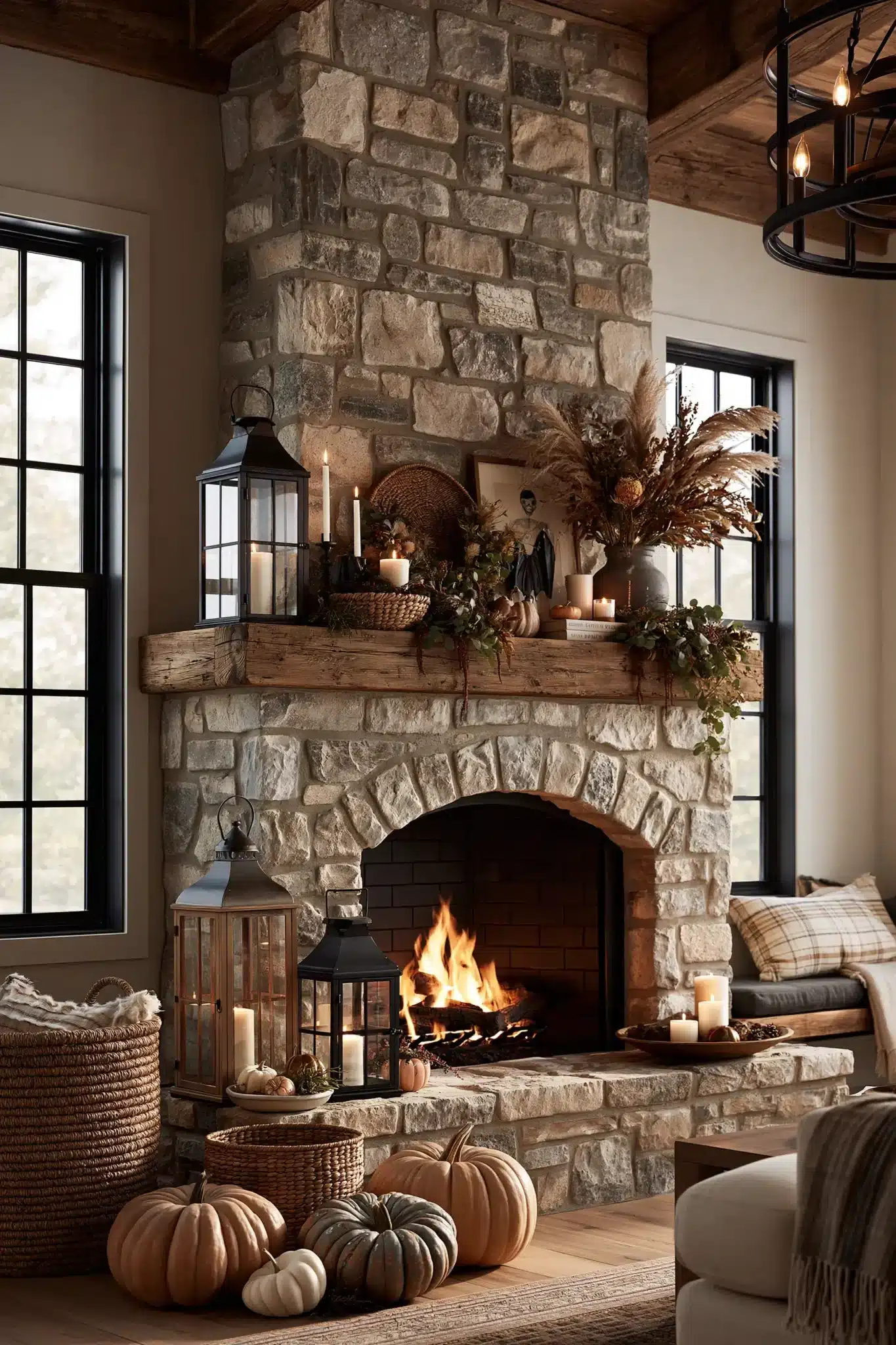 29 Fall Halloween Decor Ideas for a Season That Blends Both Holidays 19 fall halloween decor