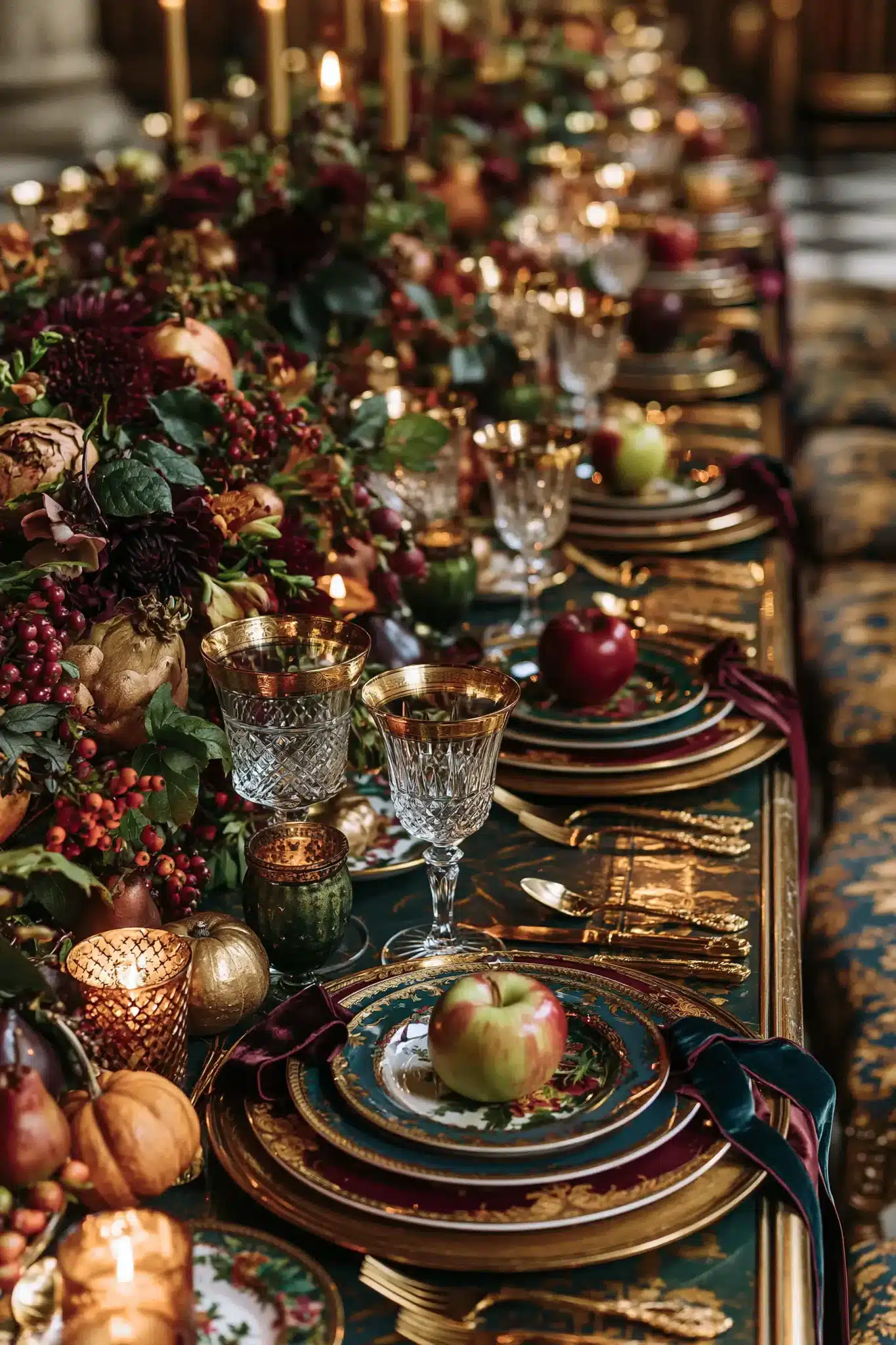 29 Thanksgiving Table Decor Ideas for a Centerpiece That Leaves Room for Plates 19 thanksgiving table decor ideas