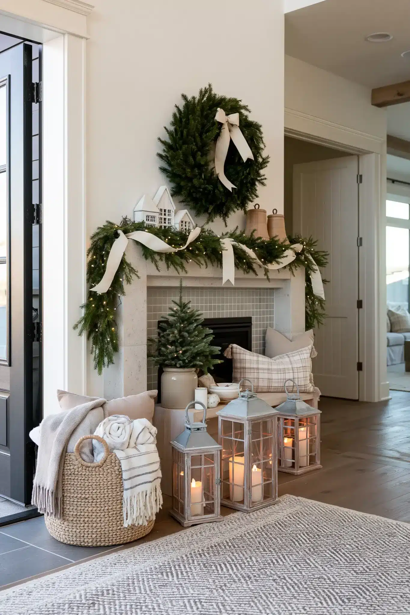 29 Neutral Christmas Decor Ideas for a Room That Stays Calm 2 neutral christmas decor