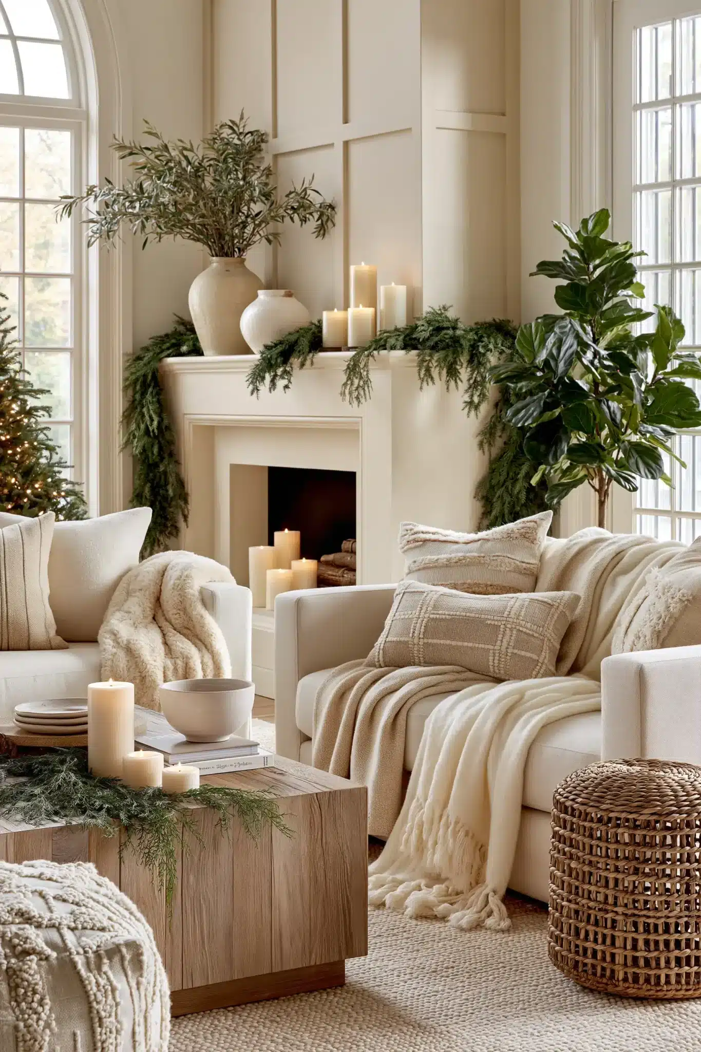 29 Simple Christmas Decor Ideas for a Home That Stays Uncluttered 2 simple christmas decor