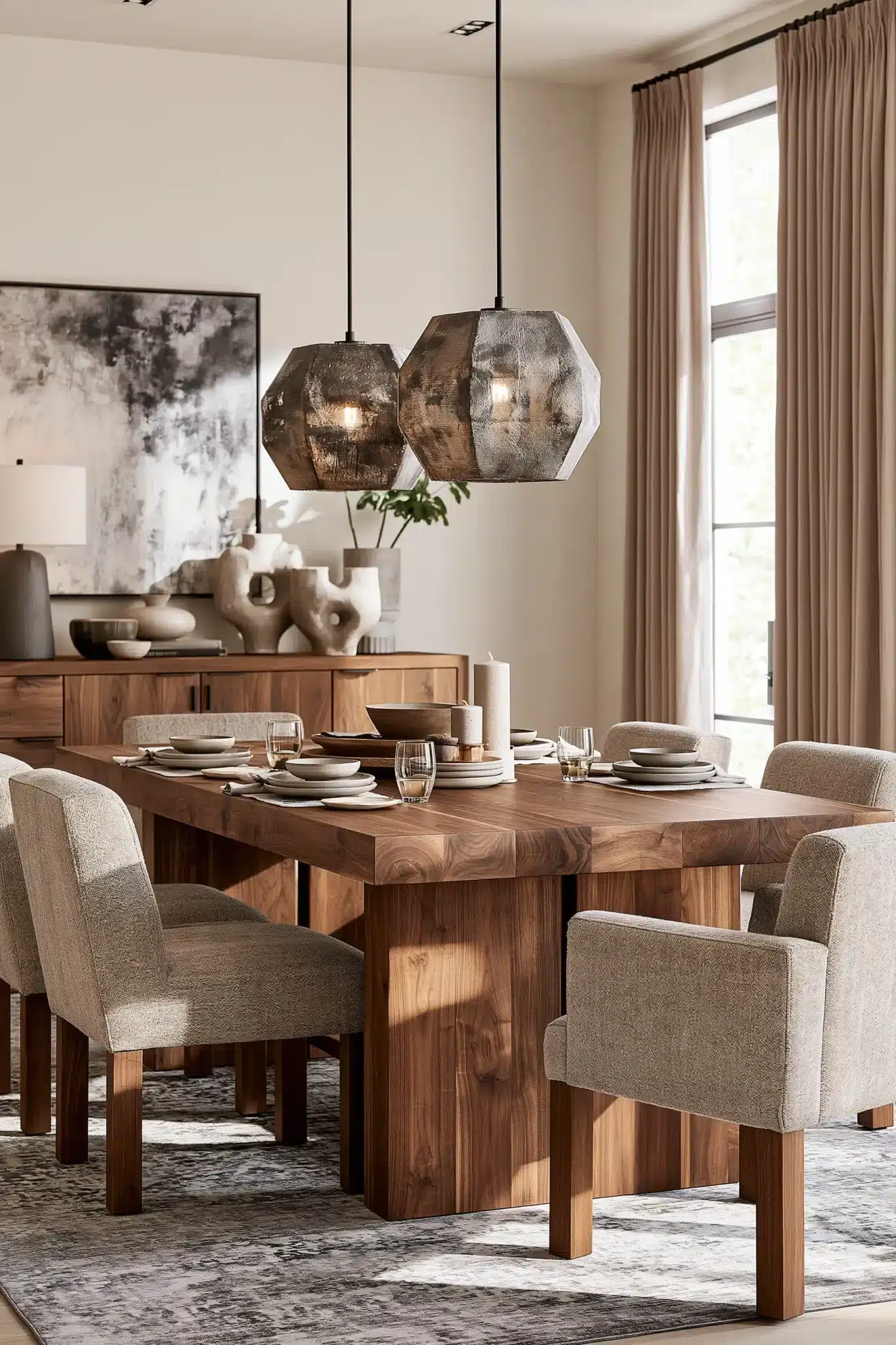 modern dining room