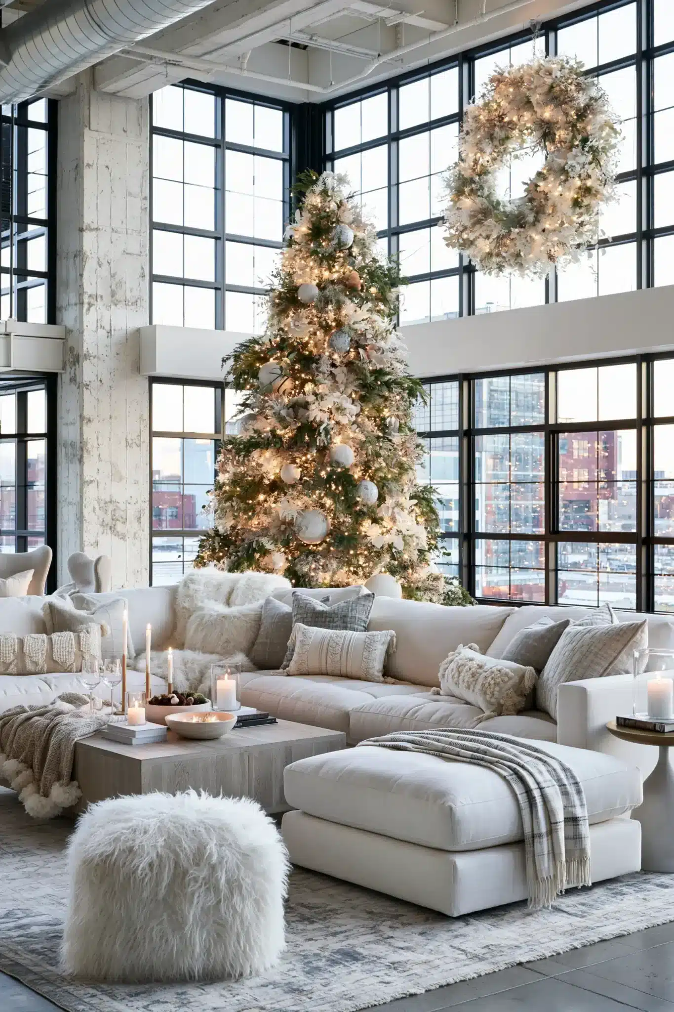 29 Neutral Christmas Decor Ideas for a Room That Stays Calm 20 neutral christmas decor