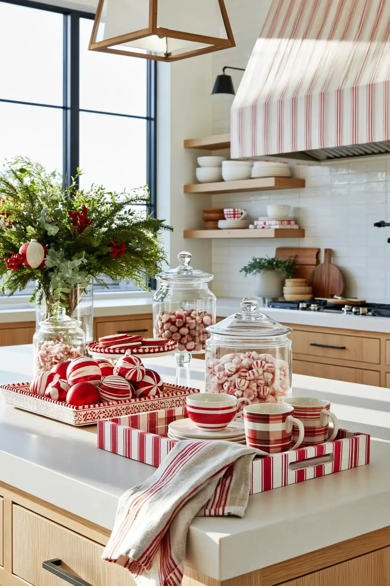 29 Christmas Kitchen Decor Ideas for a Room You Actually Cook In 20 christmas kitchen decor