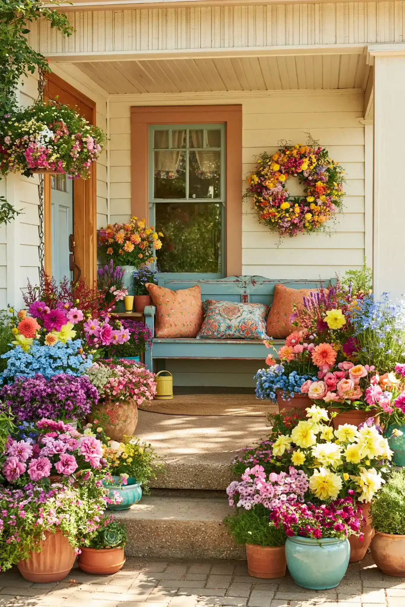 29 Spring Front Porch Decor Ideas for a Door That Says Welcome 20 spring front porch decor
