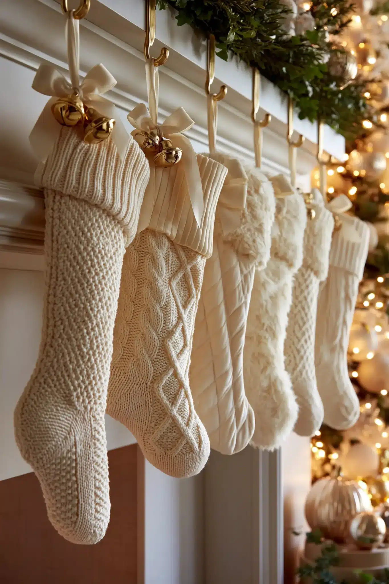 29 White and Gold Christmas Decor Ideas for a Room That Stays Quiet 20 white and gold christmas decor