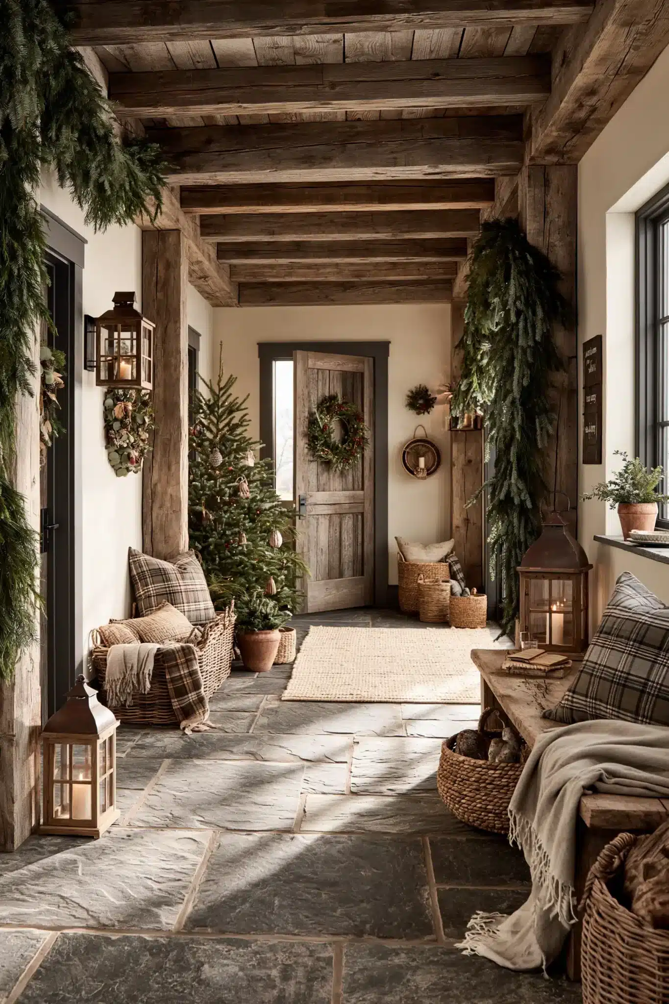 29 Hallway Christmas Decor Ideas for a Path That Feels Festive 20 hallway christmas decor