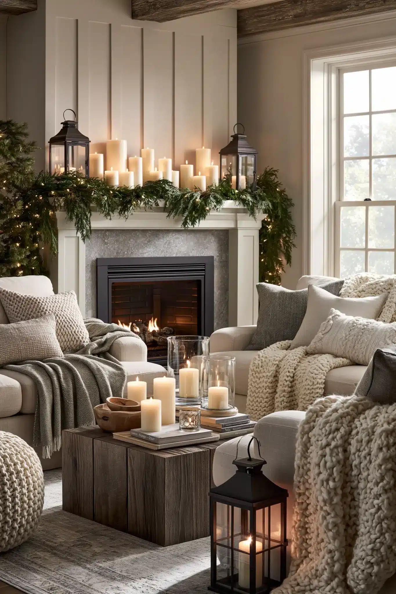 29 Neutral Christmas Decor Ideas for a Room That Stays Calm 21 neutral christmas decor