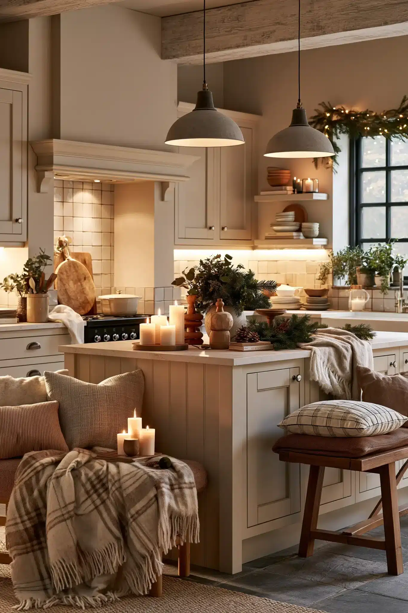 29 Christmas Kitchen Decor Ideas for a Room You Actually Cook In 21 christmas kitchen decor
