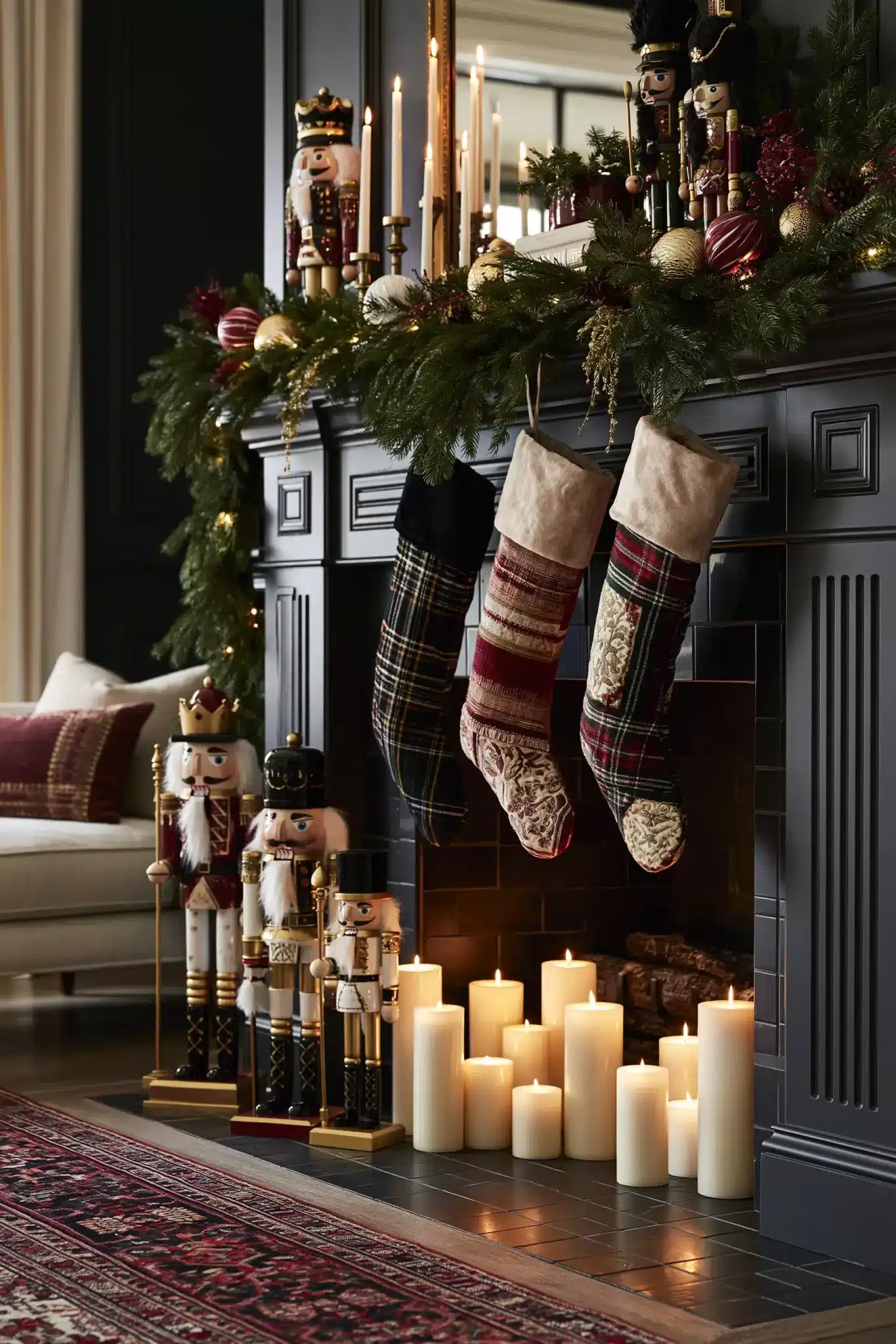 29 Christmas Mantle Decor Ideas for a Hearth That Does Not Compete With the Tree 21 christmas mantle decor