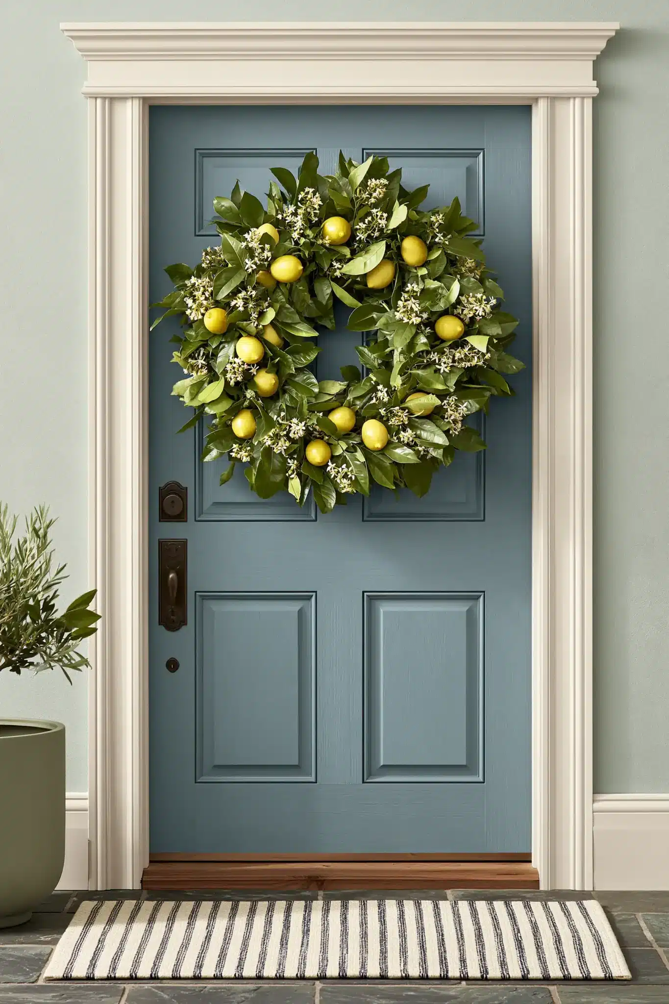 29 Spring Front Door Decor Ideas for an Entrance That Feels Fresh 22 spring front door decor