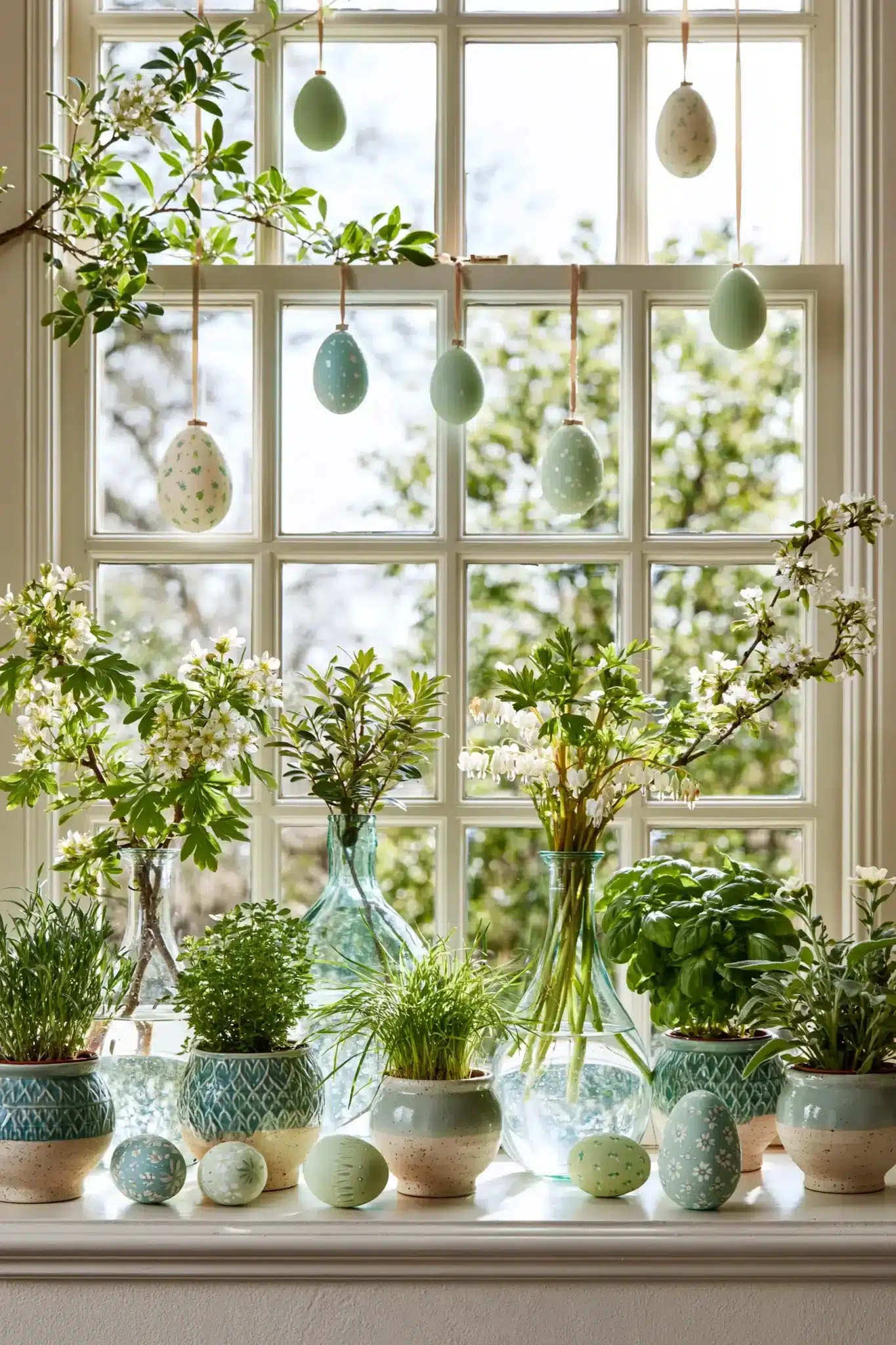 29 Spring Easter Decor Ideas That Keep the Table Simple 22 spring easter decor