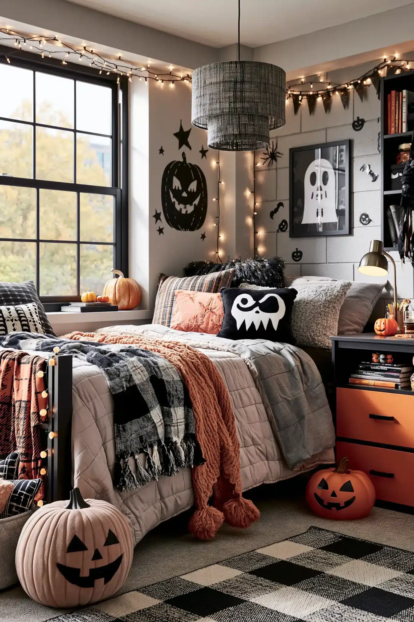 29 Halloween Room Decor Ideas for a Space That Stays Cozy, Not Creepy 22 halloween room decor