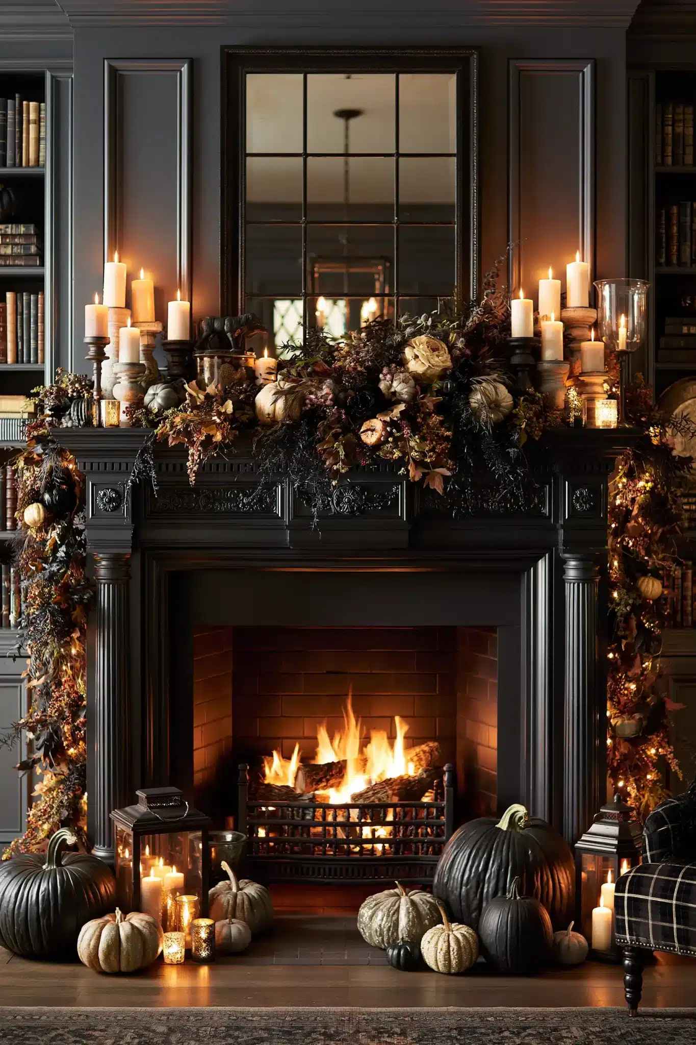 29 Fall Halloween Decor Ideas for a Season That Blends Both Holidays 22 fall halloween decor