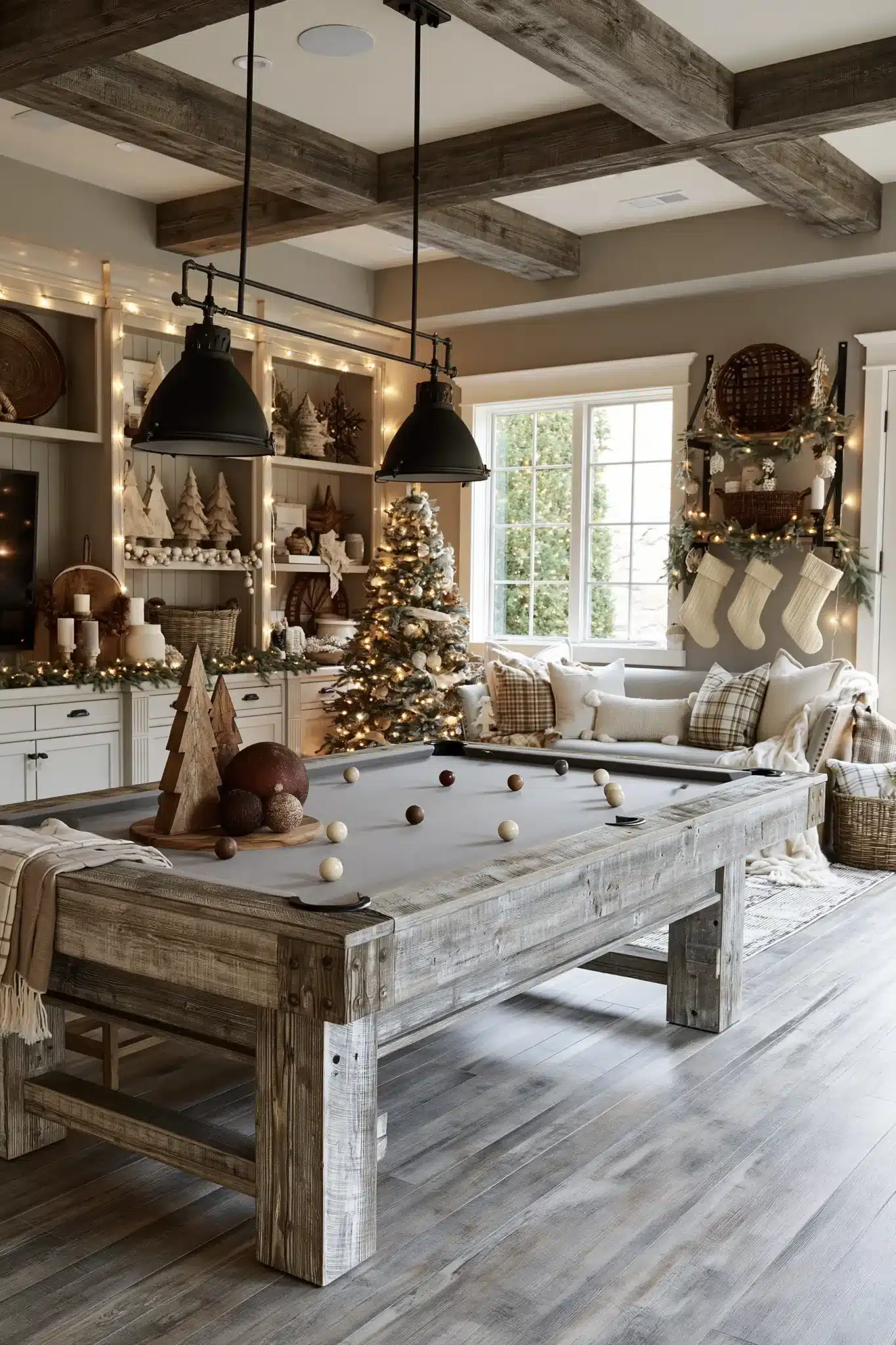 29 Neutral Christmas Decor Ideas for a Room That Stays Calm 22 neutral christmas decor