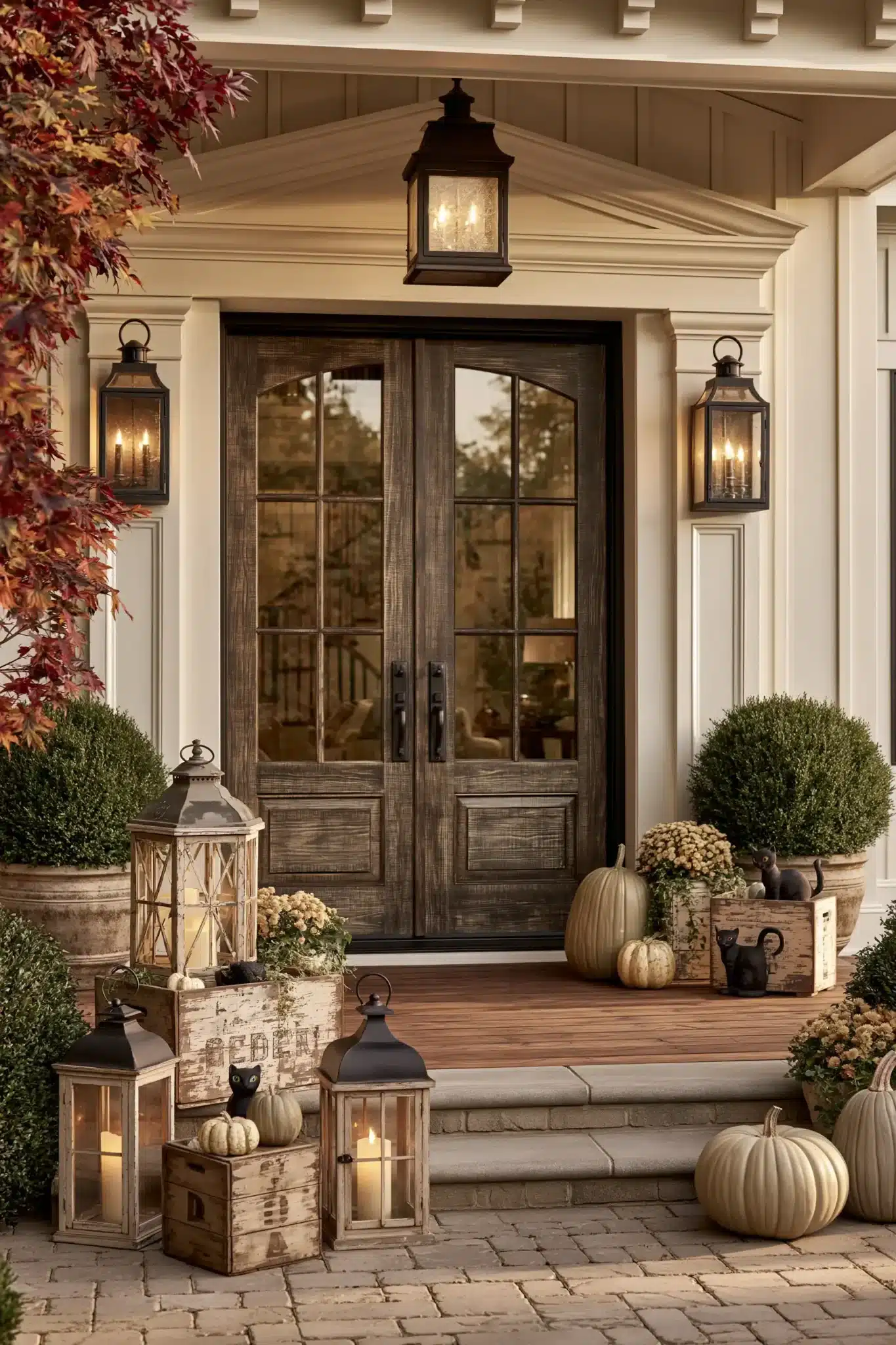 29 Outdoor Halloween Decor Ideas for a Porch That Welcomes, Not Warns 22 outdoor halloween decor