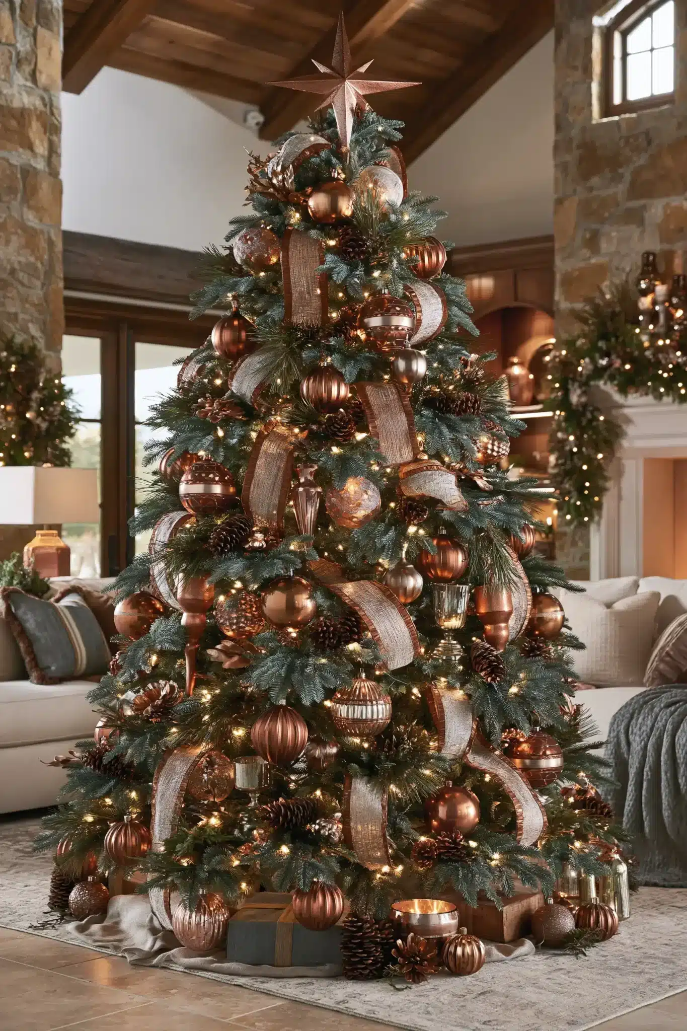 29 Christmas Tree Decor Ideas That Keep the Tree From Looking Busy 23 christmas tree decor ideas