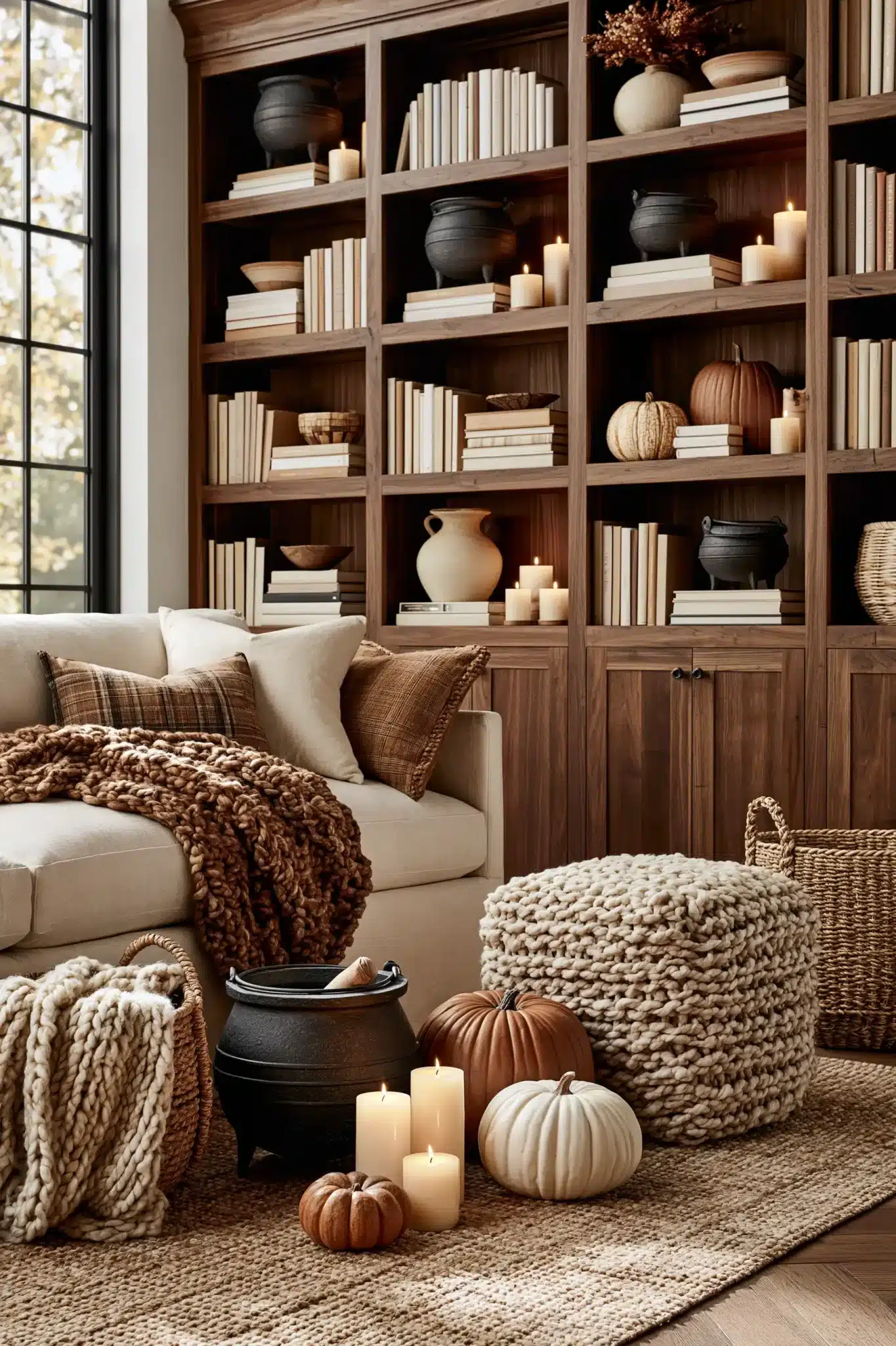 29 Fall Halloween Decor Ideas for a Season That Blends Both Holidays 23 fall halloween decor
