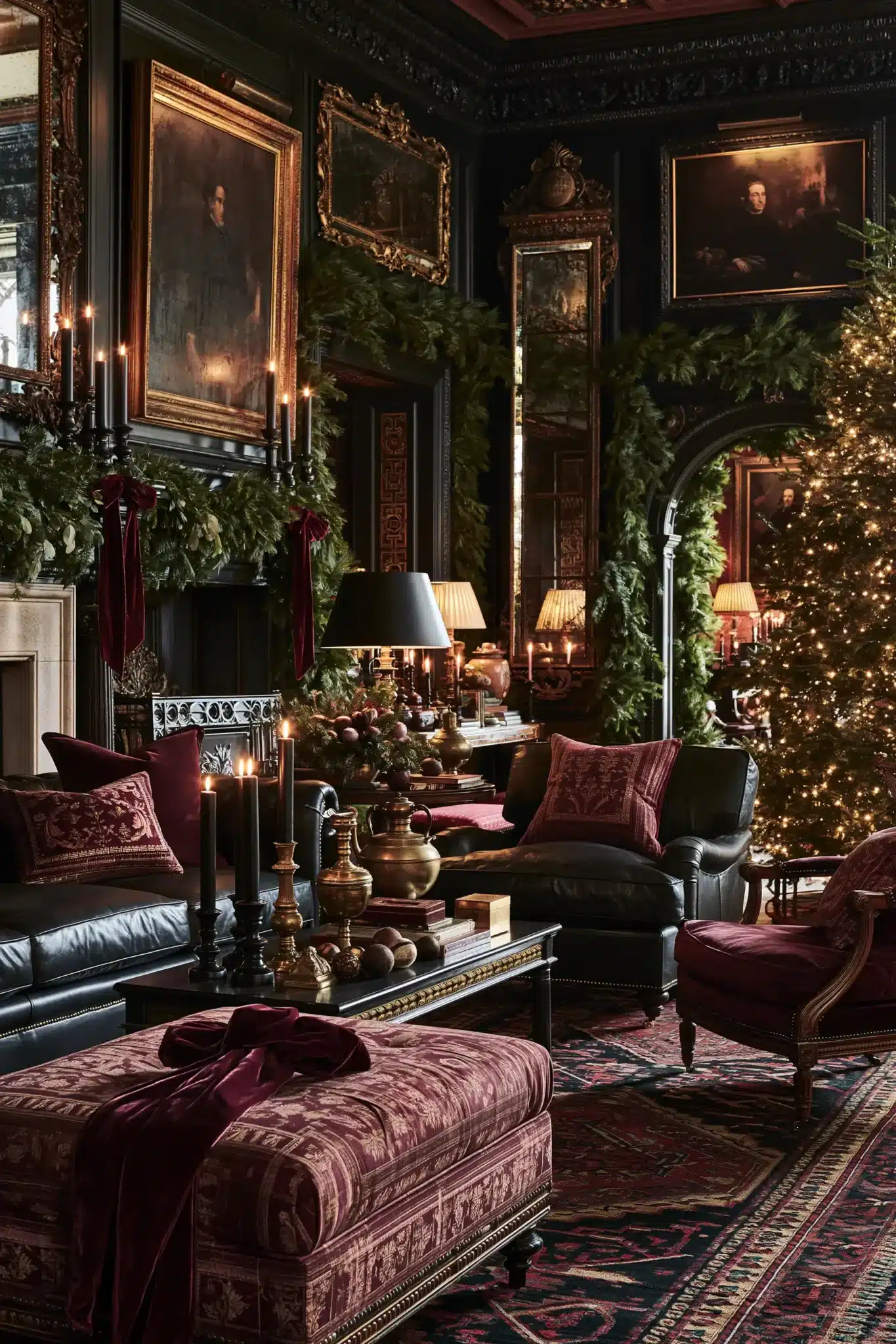 29 Moody Christmas Decor Ideas for a Season That Feels Calm 23 moody christmas decor