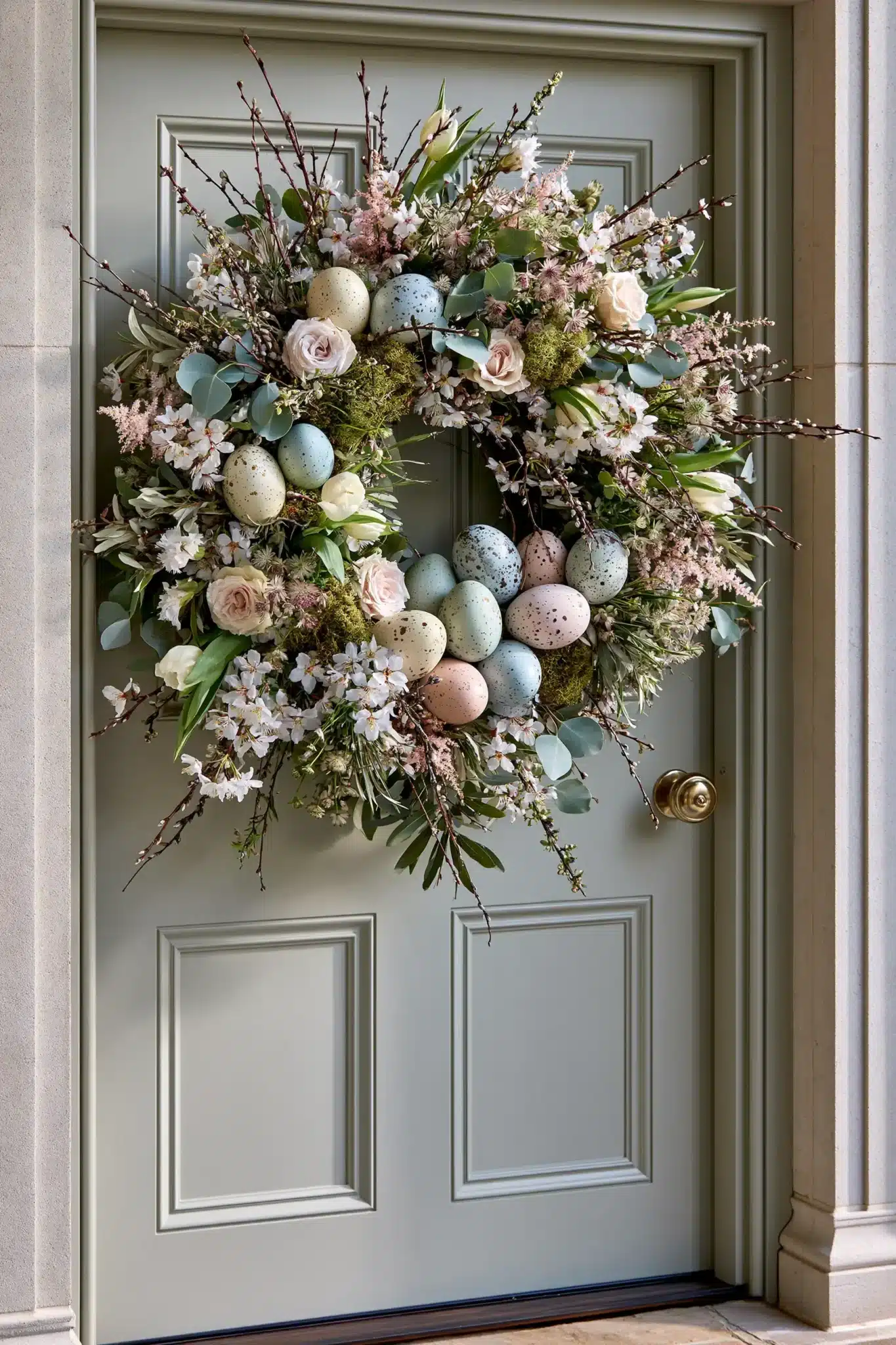 29 Spring Front Door Decor Ideas for an Entrance That Feels Fresh 23 spring front door decor