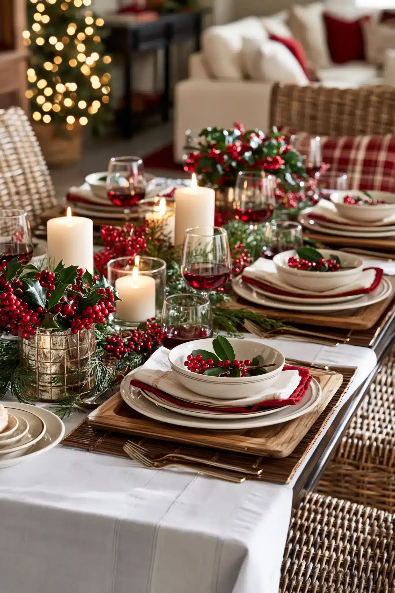 29 Christmas Table Decor Ideas for a Spread That Is Easy to Reset 24 christmas table decor