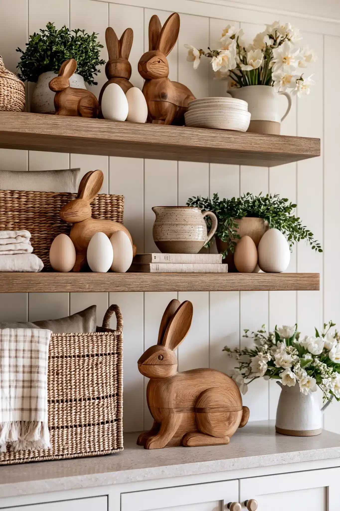 29 Spring Easter Decor Ideas That Keep the Table Simple 24 spring easter decor