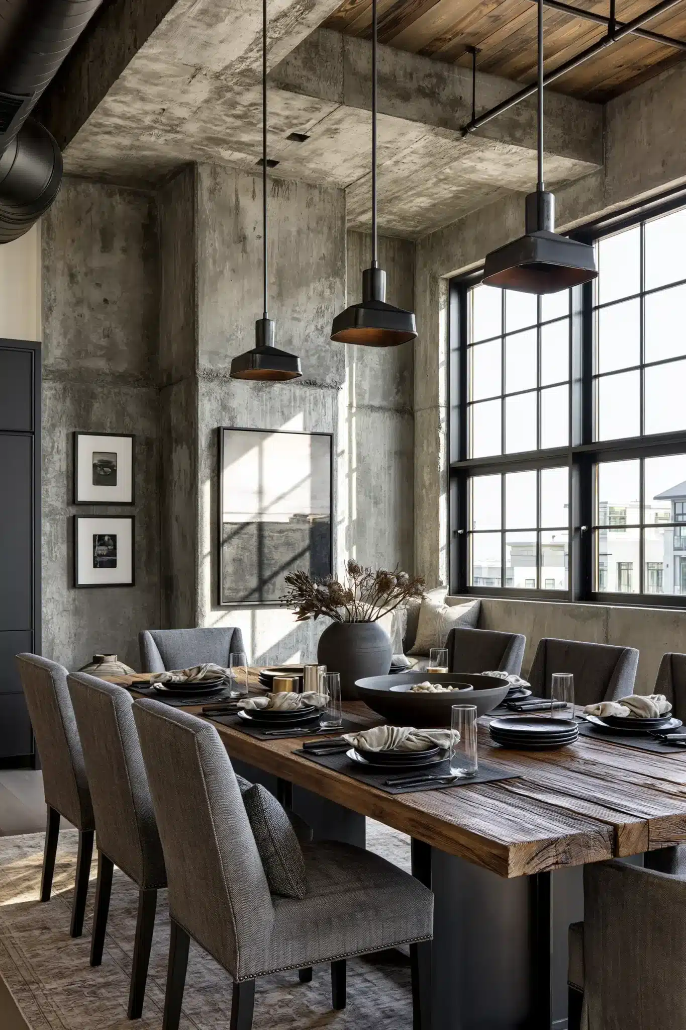 29 Modern Dining Room Ideas for a Table That Stays Out of the Way 24 modern dining room