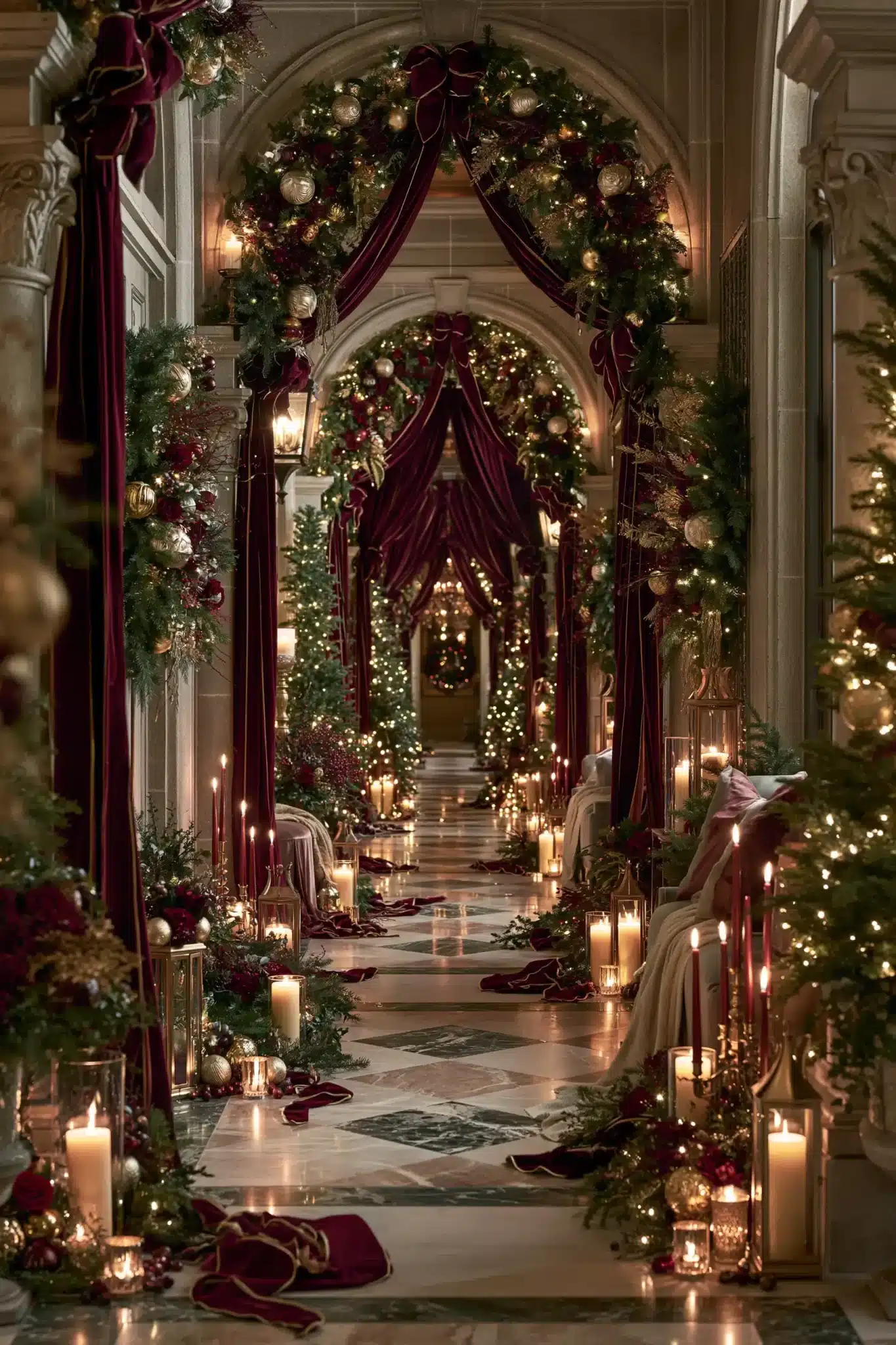 29 Hallway Christmas Decor Ideas for a Path That Feels Festive 24 hallway christmas decor