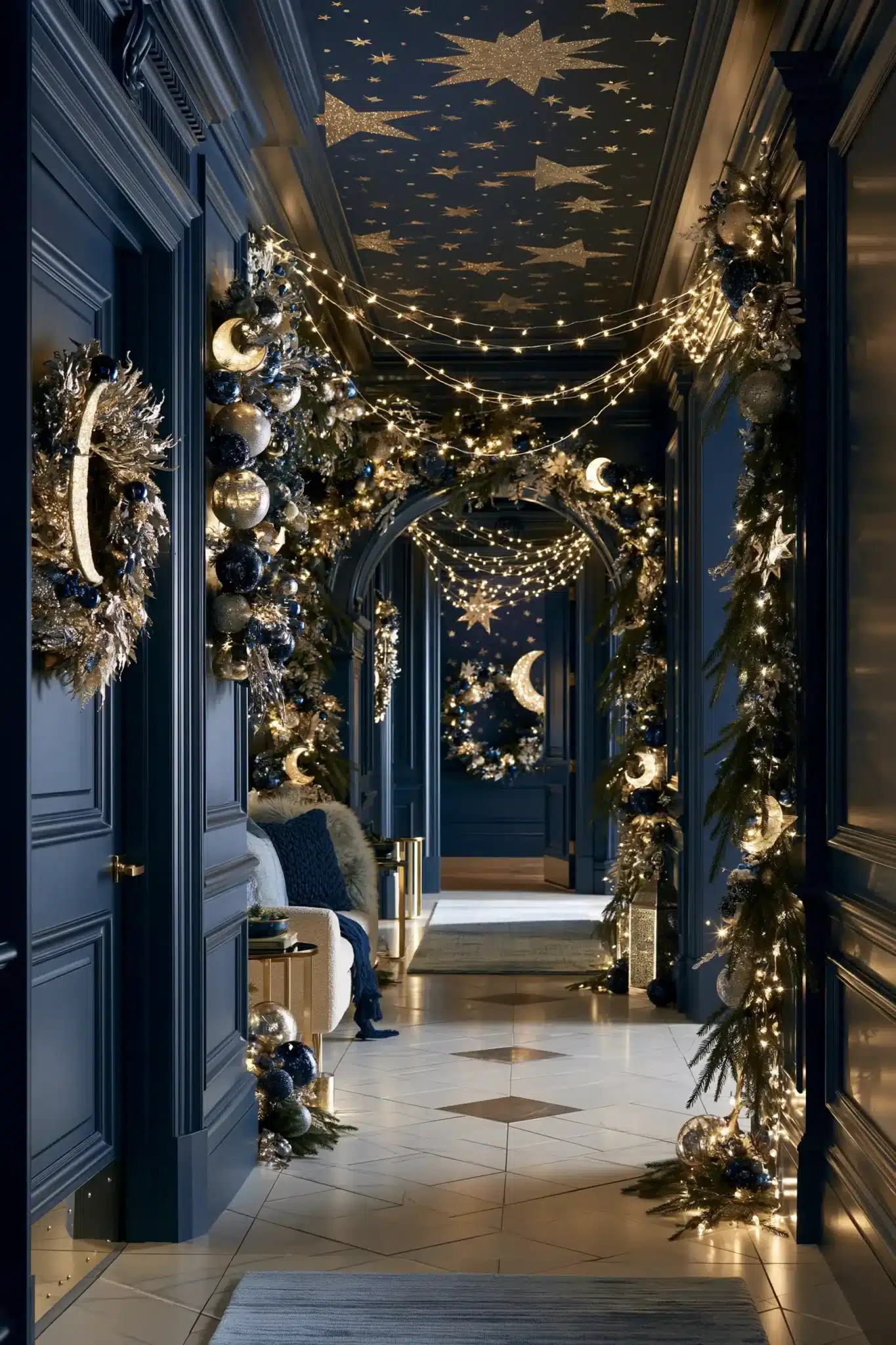 29 Hallway Christmas Decor Ideas for a Path That Feels Festive 25 hallway christmas decor