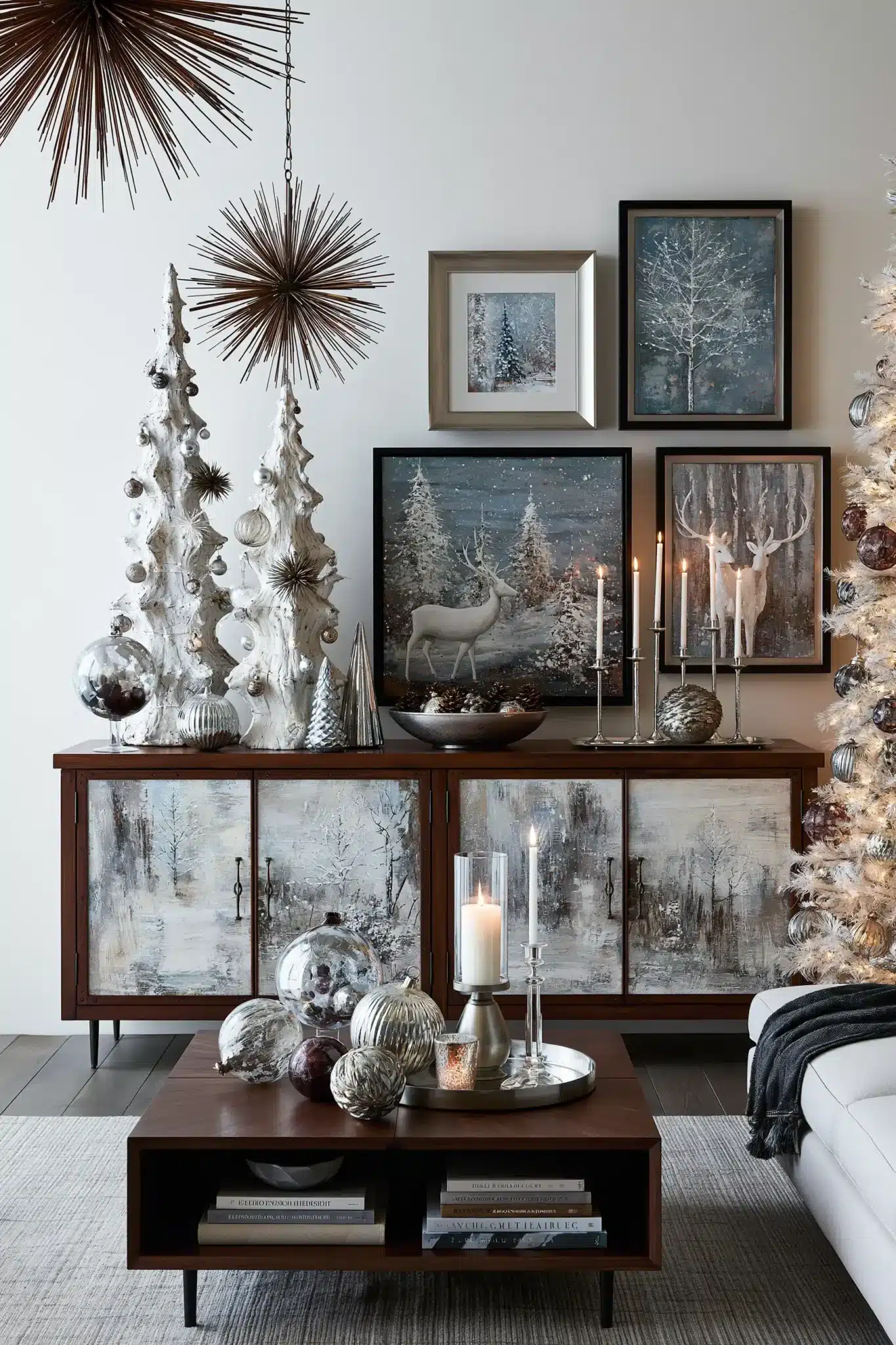 29 Modern Christmas Decor Ideas for a Home With Clean Lines 25 modern christmas decor