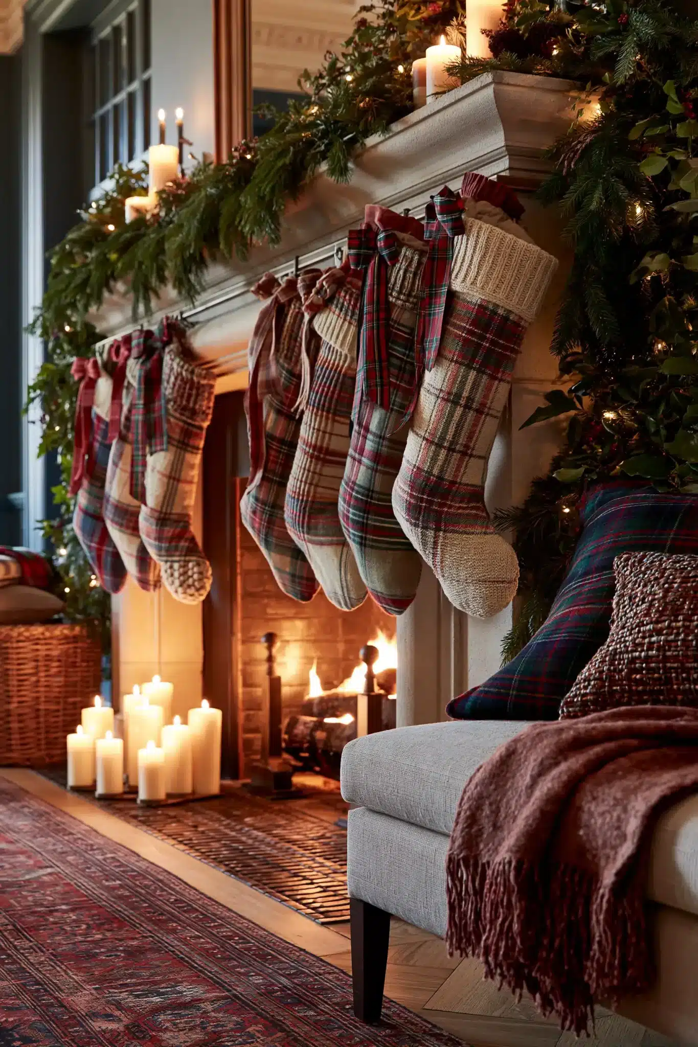 29 Christmas Mantle Decor Ideas for a Hearth That Does Not Compete With the Tree 25 christmas mantle decor